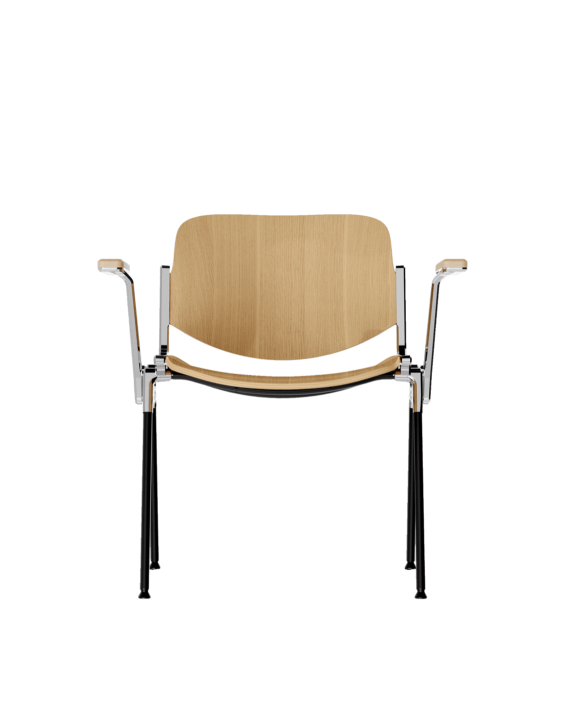 DSC 106 - Veneered Wood w/Armrests