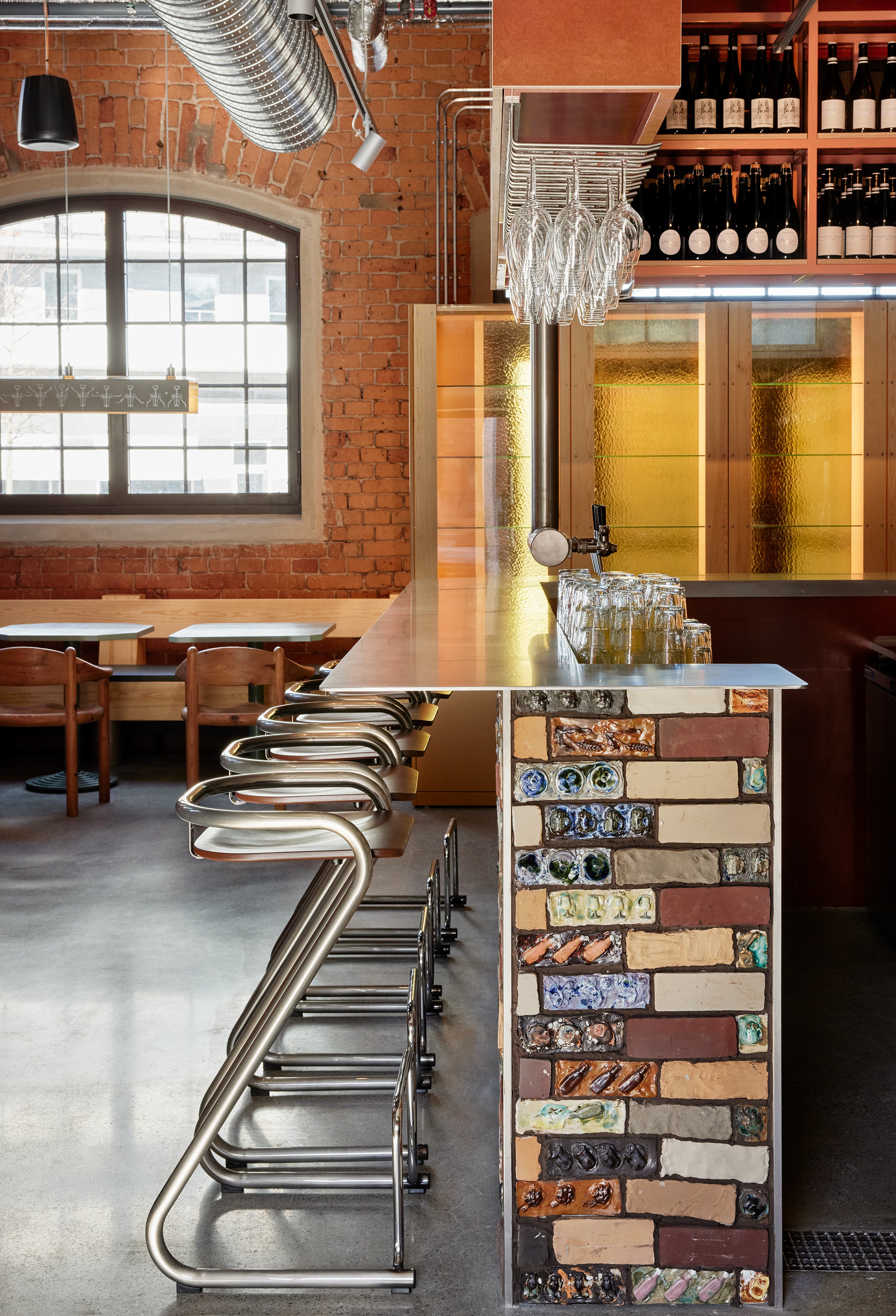 S70-3 Stool - Chrome frame