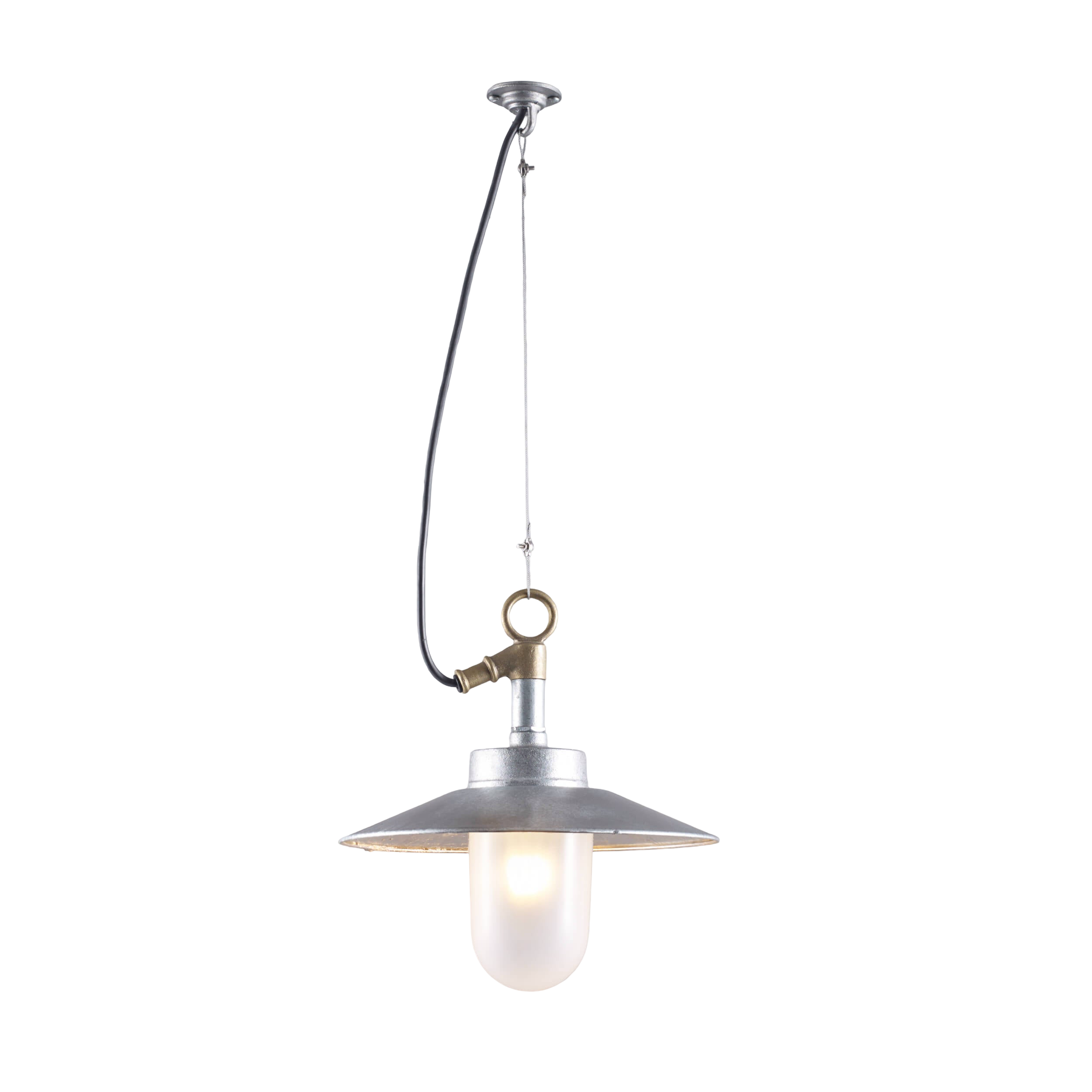 Well glass pendant with visor 7680 IP44