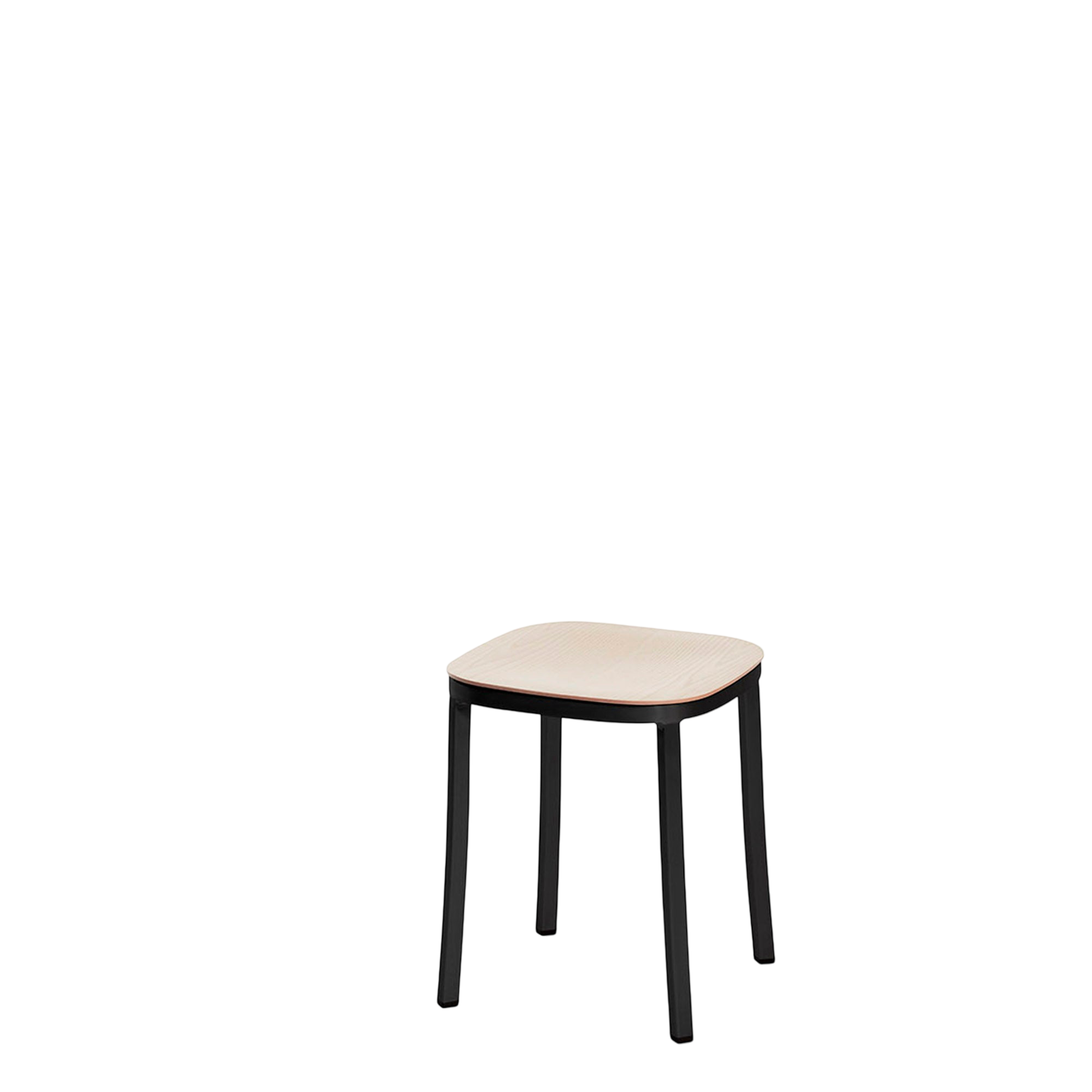 1 Inch small stool, wood seat