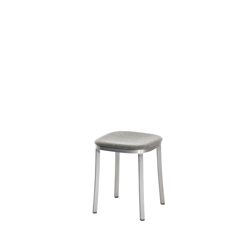 1 Inch small stool, upholstered seat