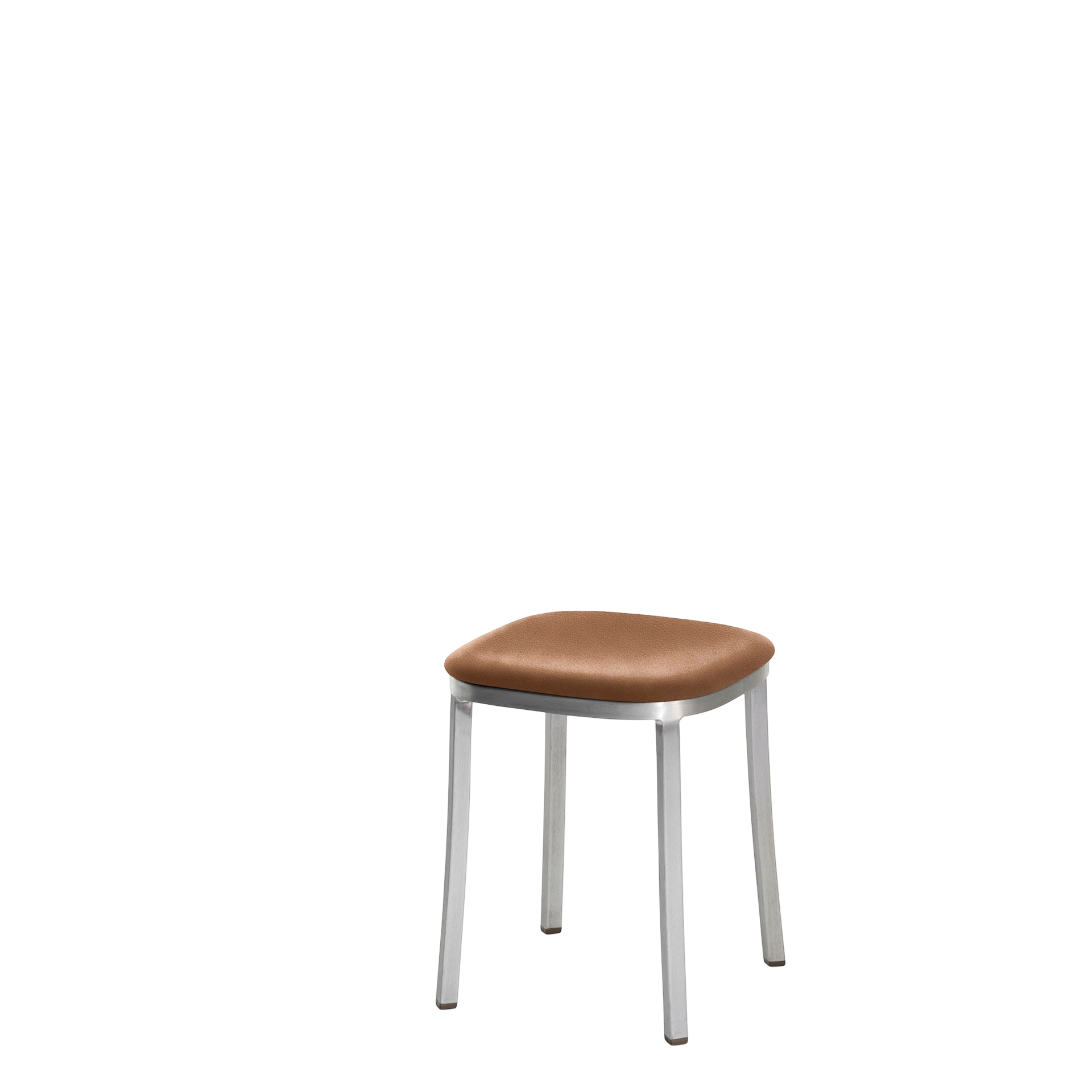 1 Inch small stool, upholstered seat