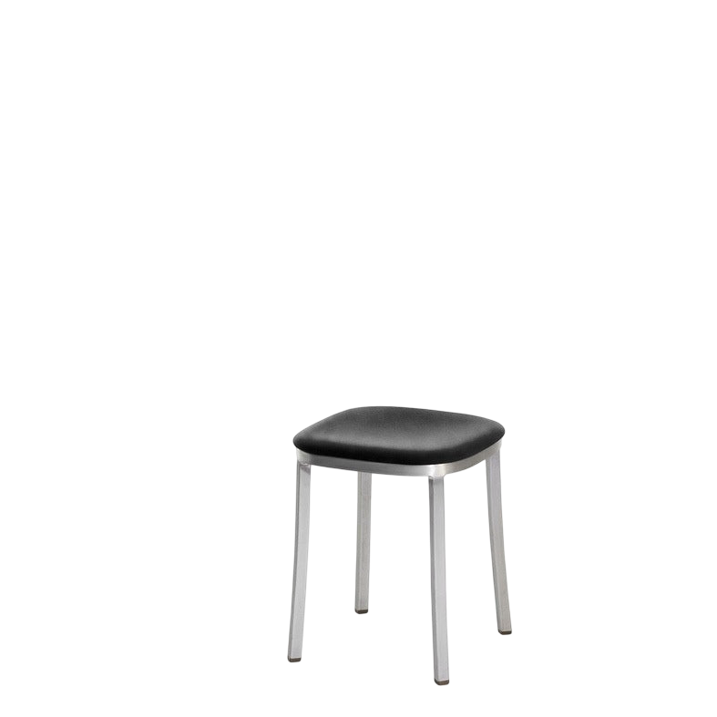 1 Inch small stool, upholstered seat