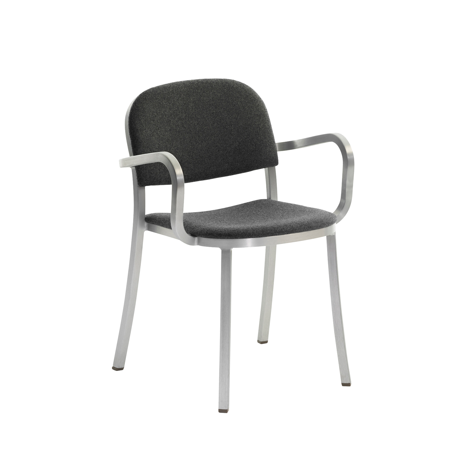 1 Inch Armchair, upholstered seat - Hand Brushed