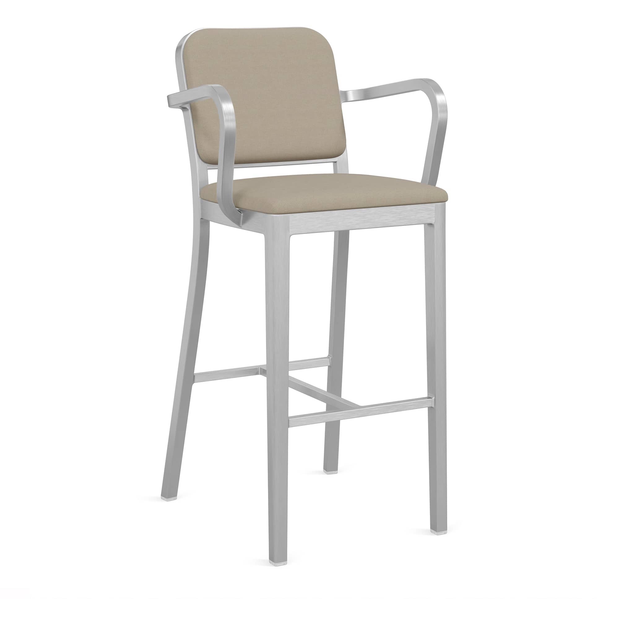 Navy® Officer Stool with arms by Jasper Morrison