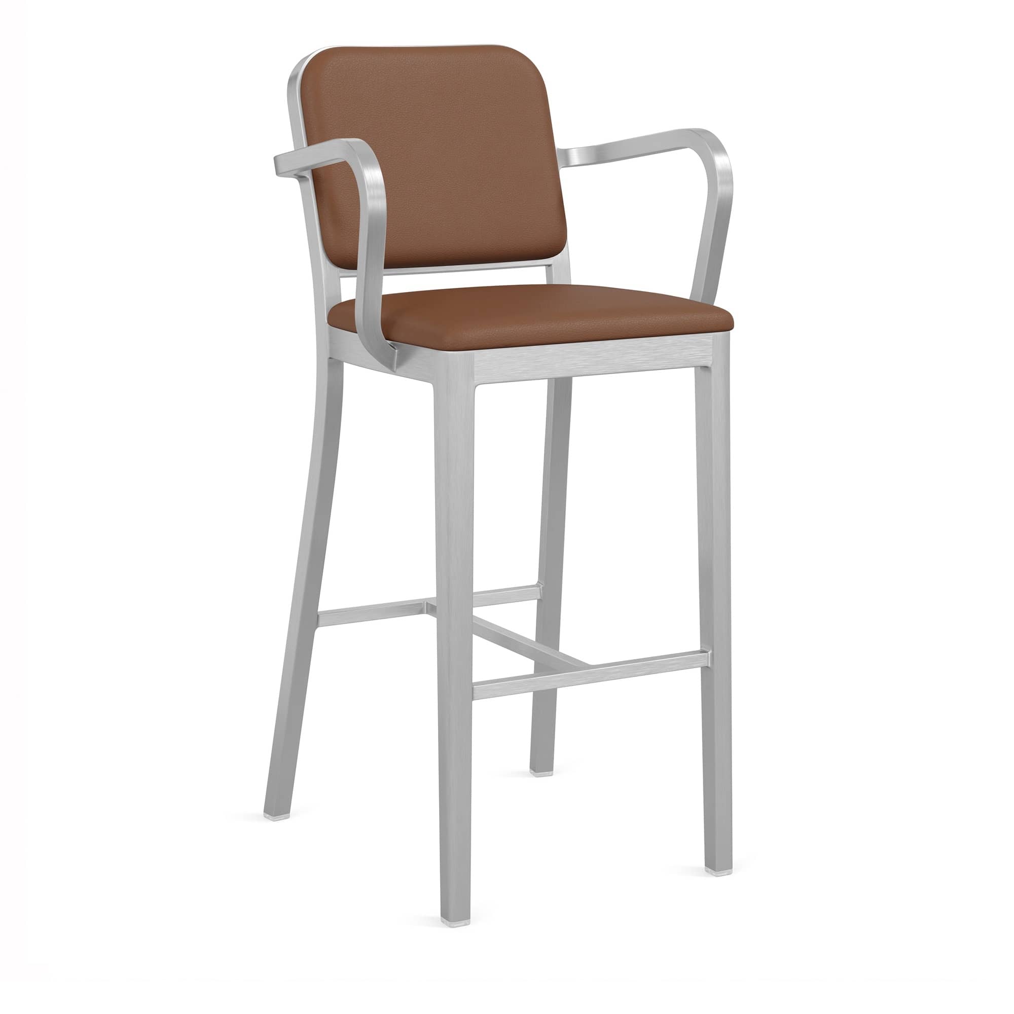 Navy® Officer Stool with arms by Jasper Morrison