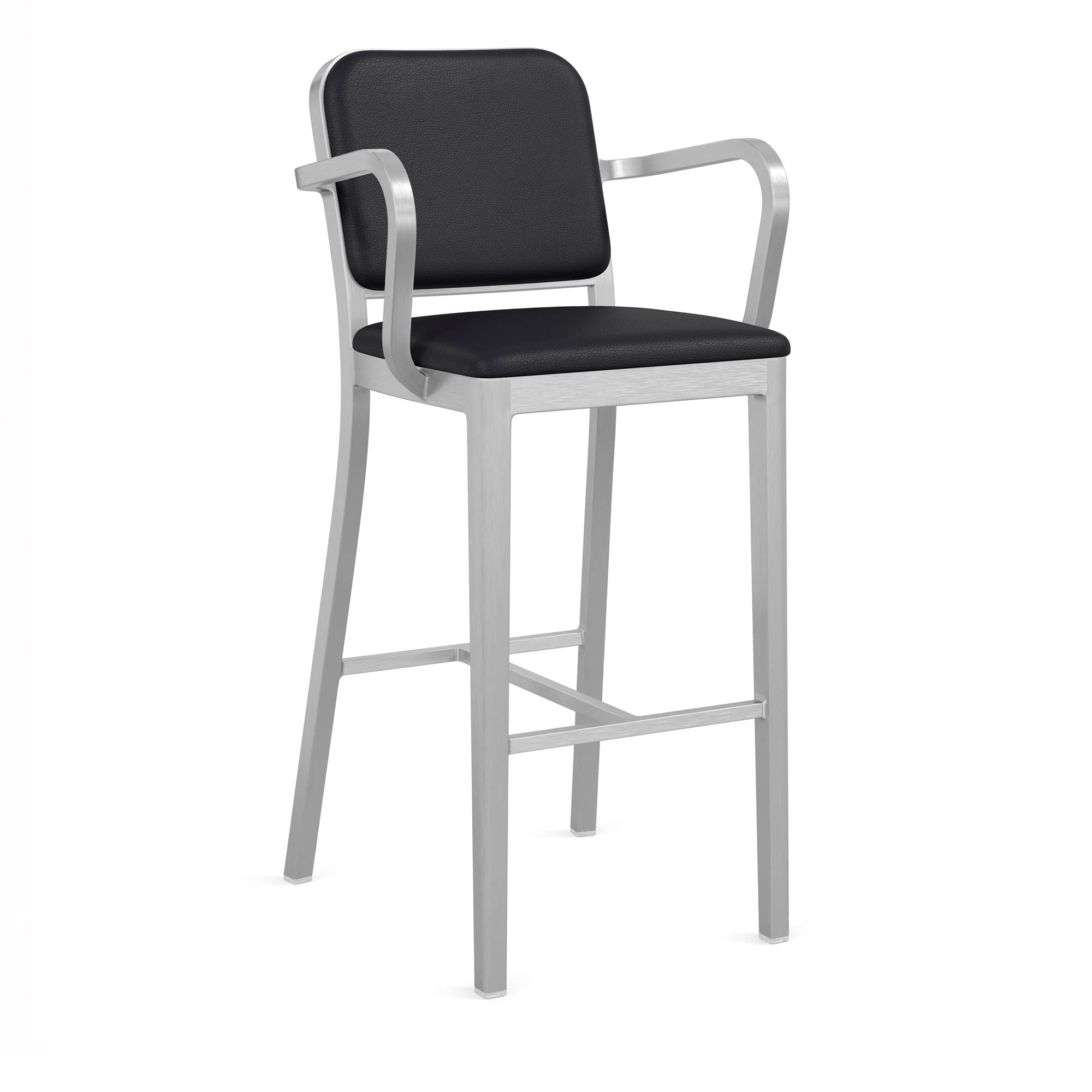 Navy® Officer Stool with arms by Jasper Morrison