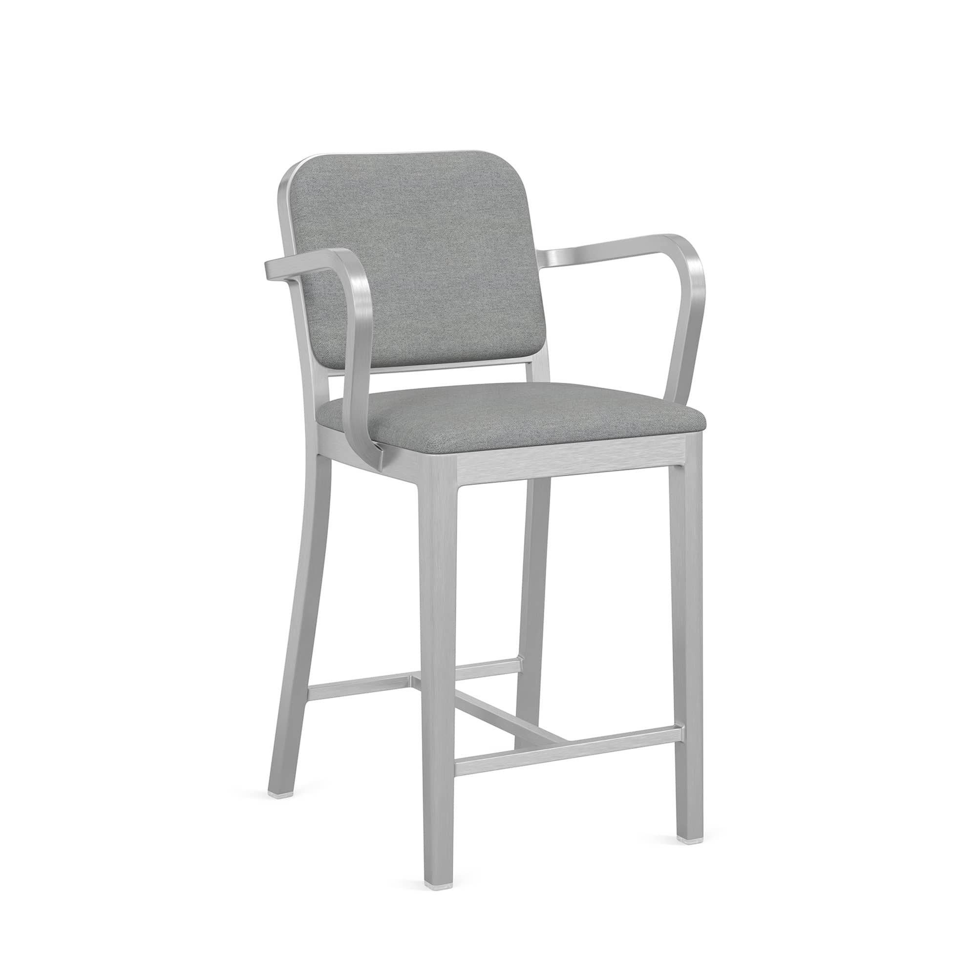Navy® Officer Stool with arms by Jasper Morrison