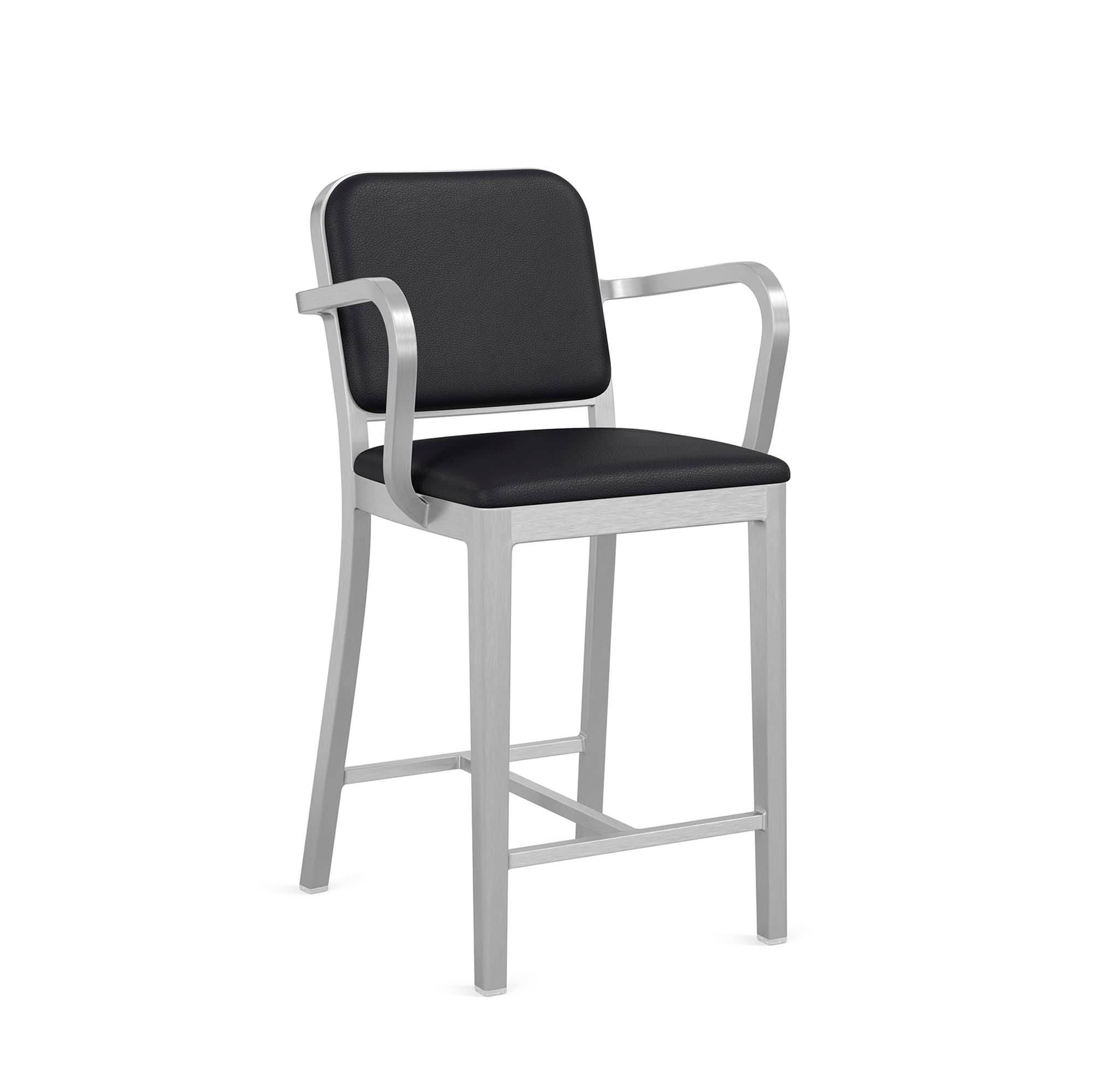 Navy® Officer Stool with arms by Jasper Morrison