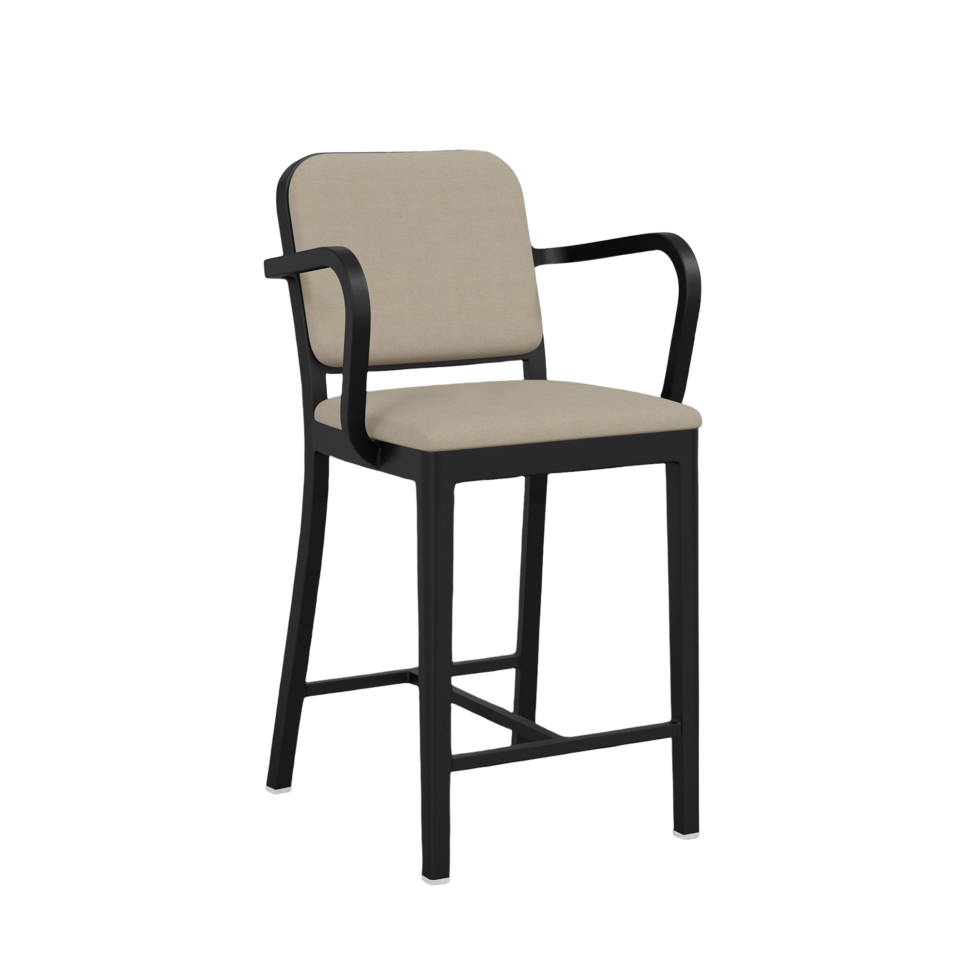 Navy® Officer Stool with arms by Jasper Morrison