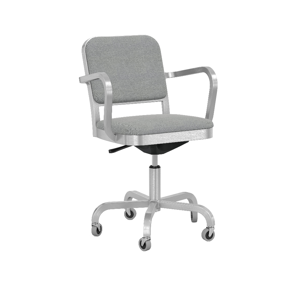 Navy® Officer Swivel Armchair - Hand brushed