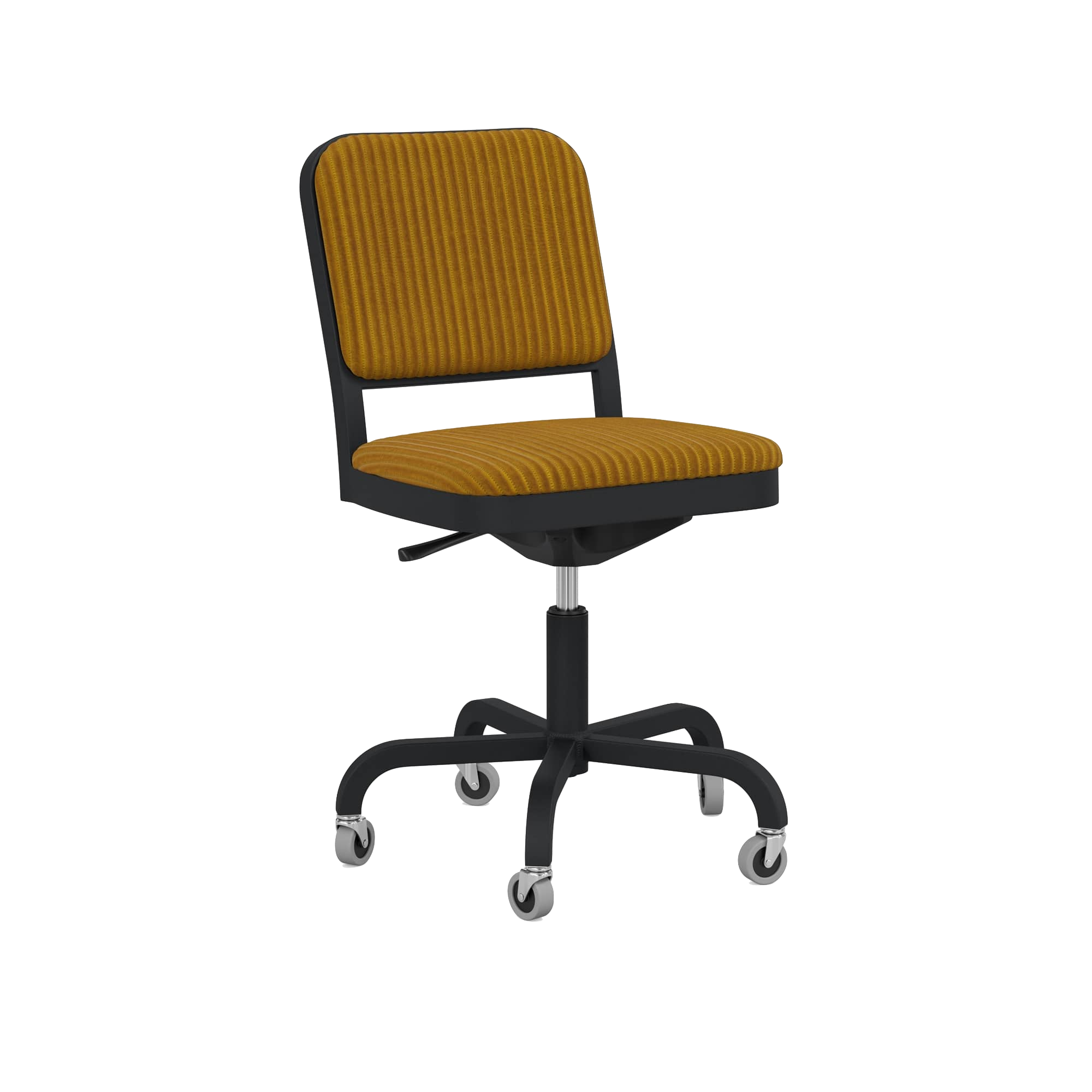 Navy® Officer Swivel Chair - Black powder coated