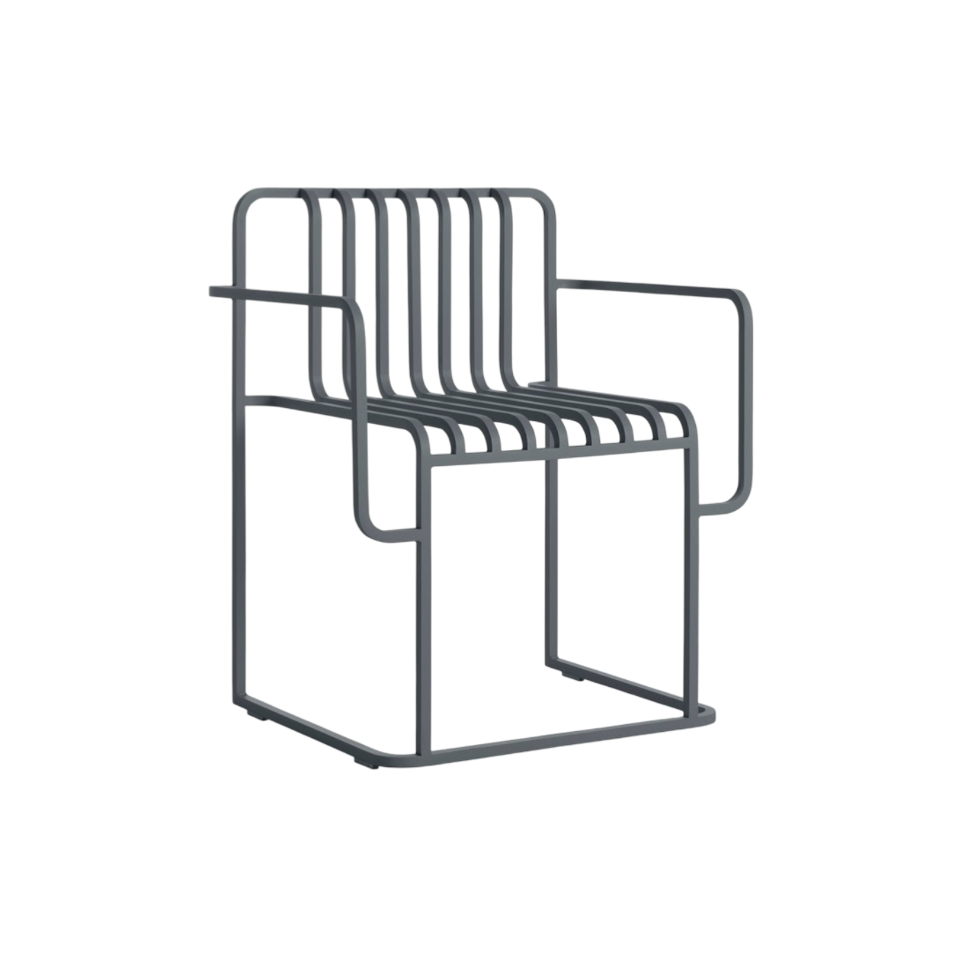 Grill dining armchair