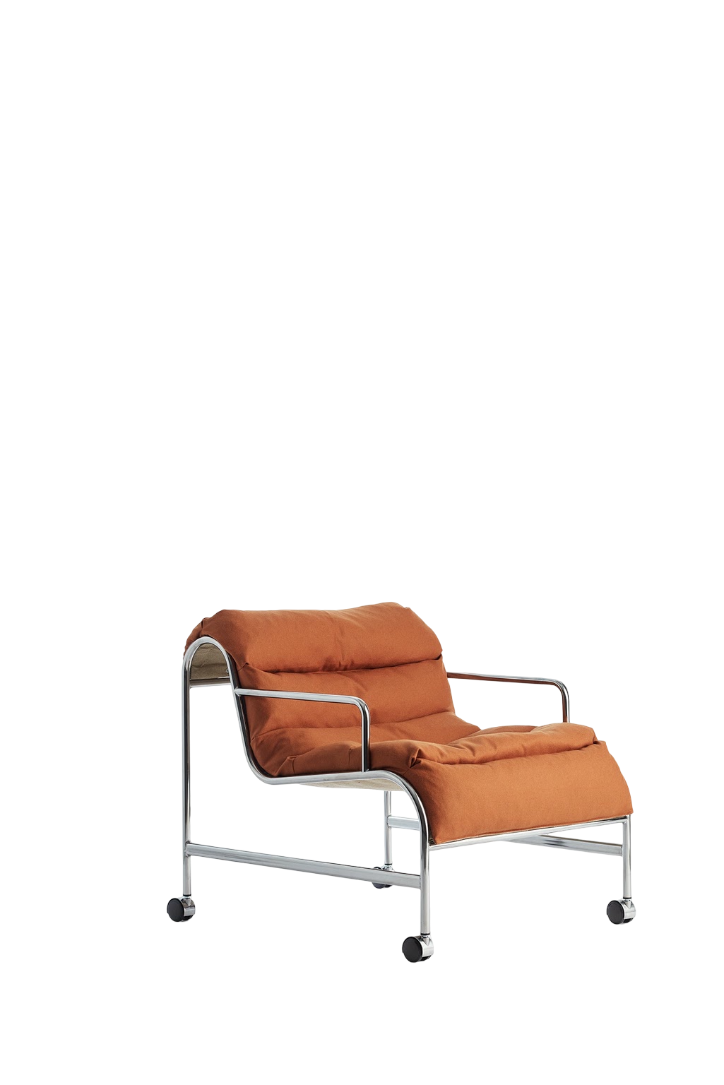 Sunny Easy Chair with Armrests & Casters