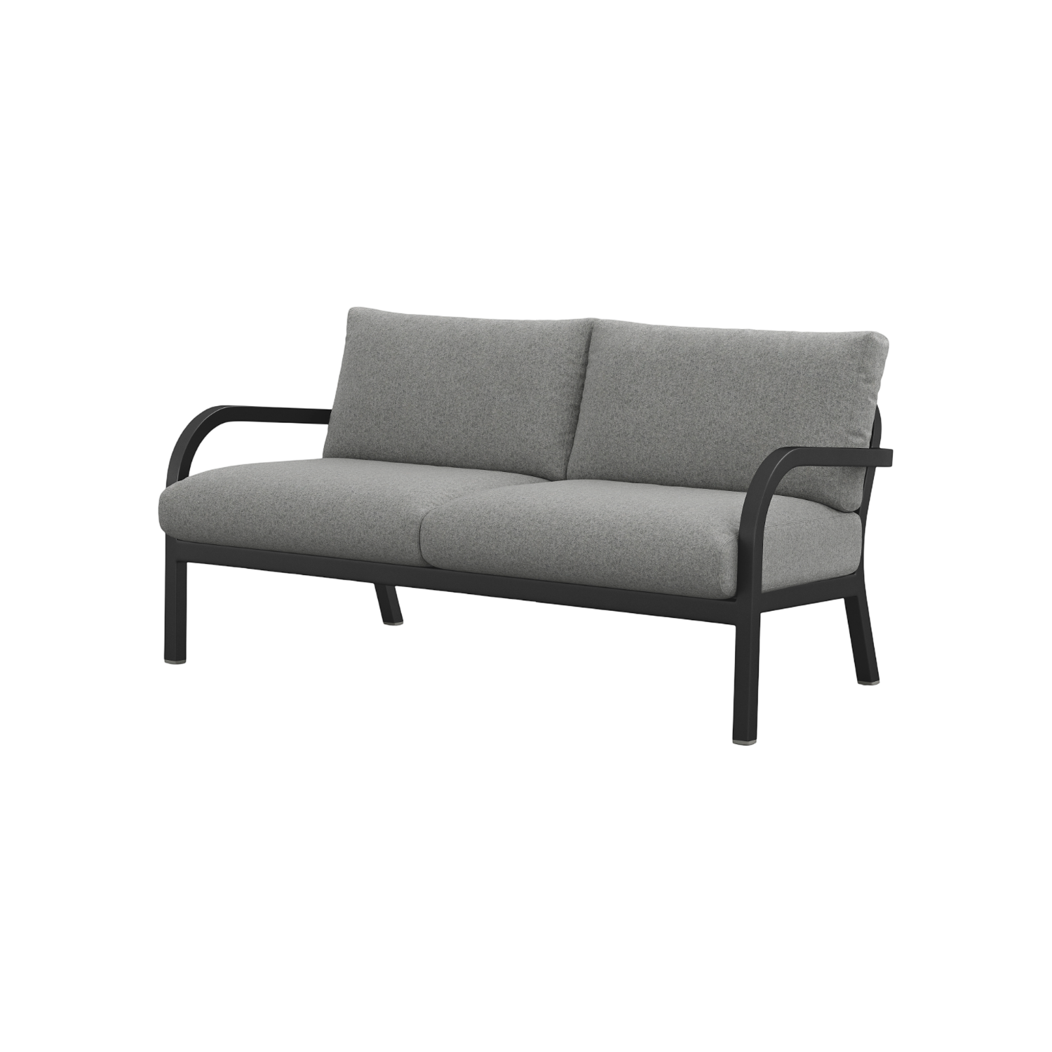 Navy® Lounge 2-seat Sofa - Black Powder Coated