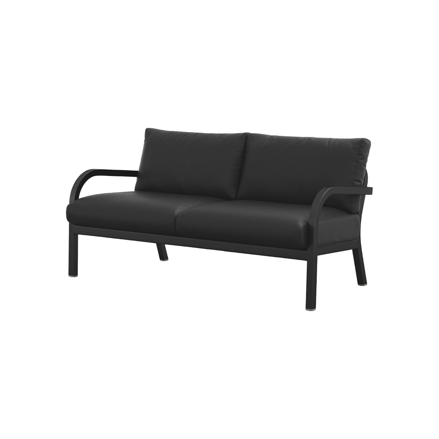 Navy® Lounge 2-seat Sofa - Black Powder Coated