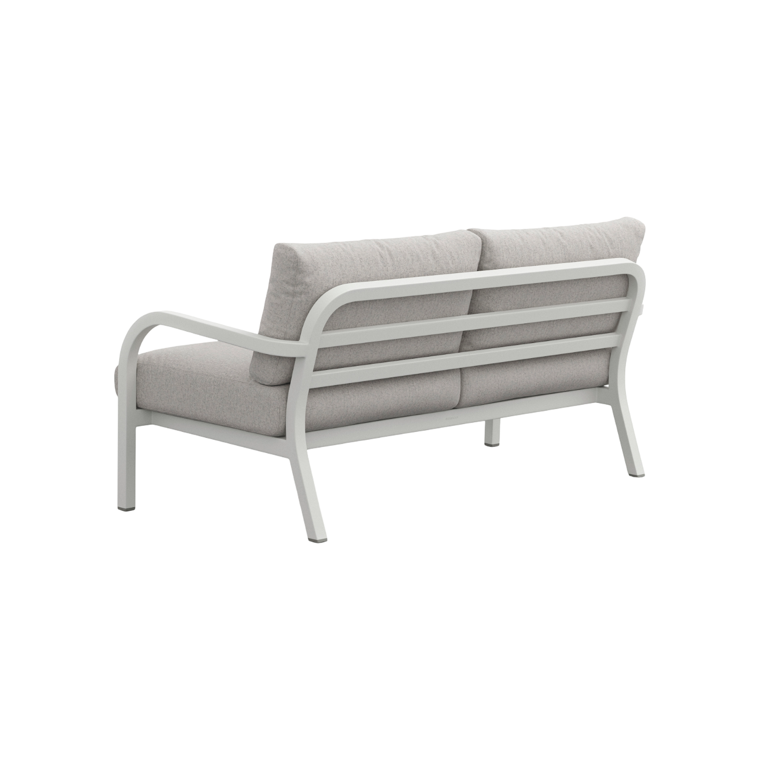 Navy® Lounge 2-seat Sofa - White Grey Powder Coated
