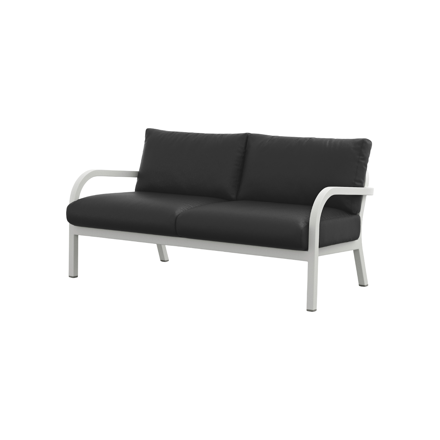 Navy® Lounge 2-seat Sofa - White Grey Powder Coated