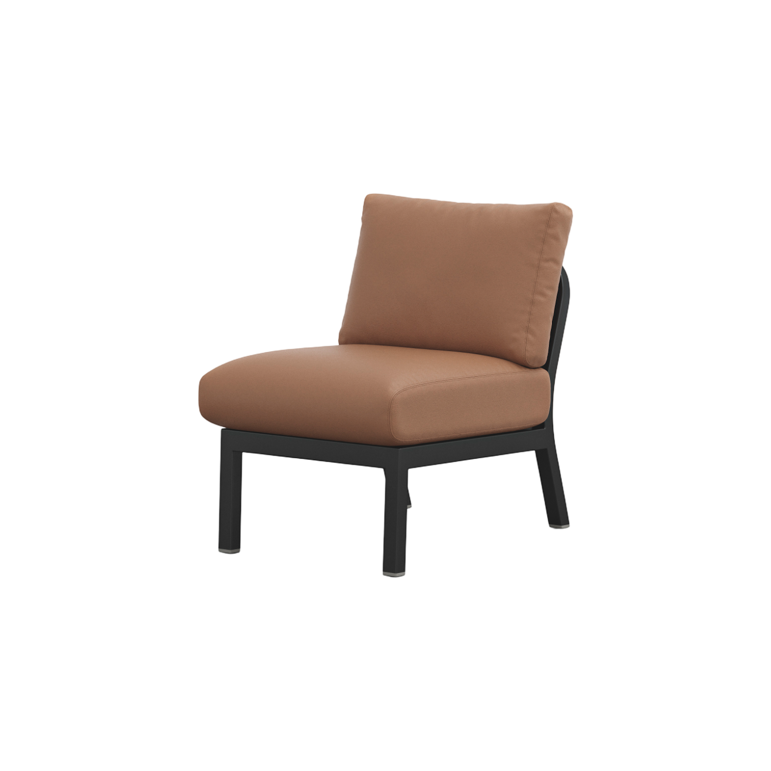 Navy® Lounge Chair - Black Powder Coated