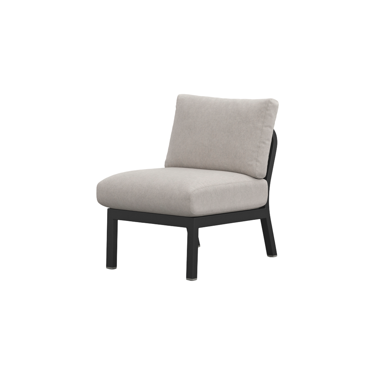Navy® Lounge Chair - Black Powder Coated