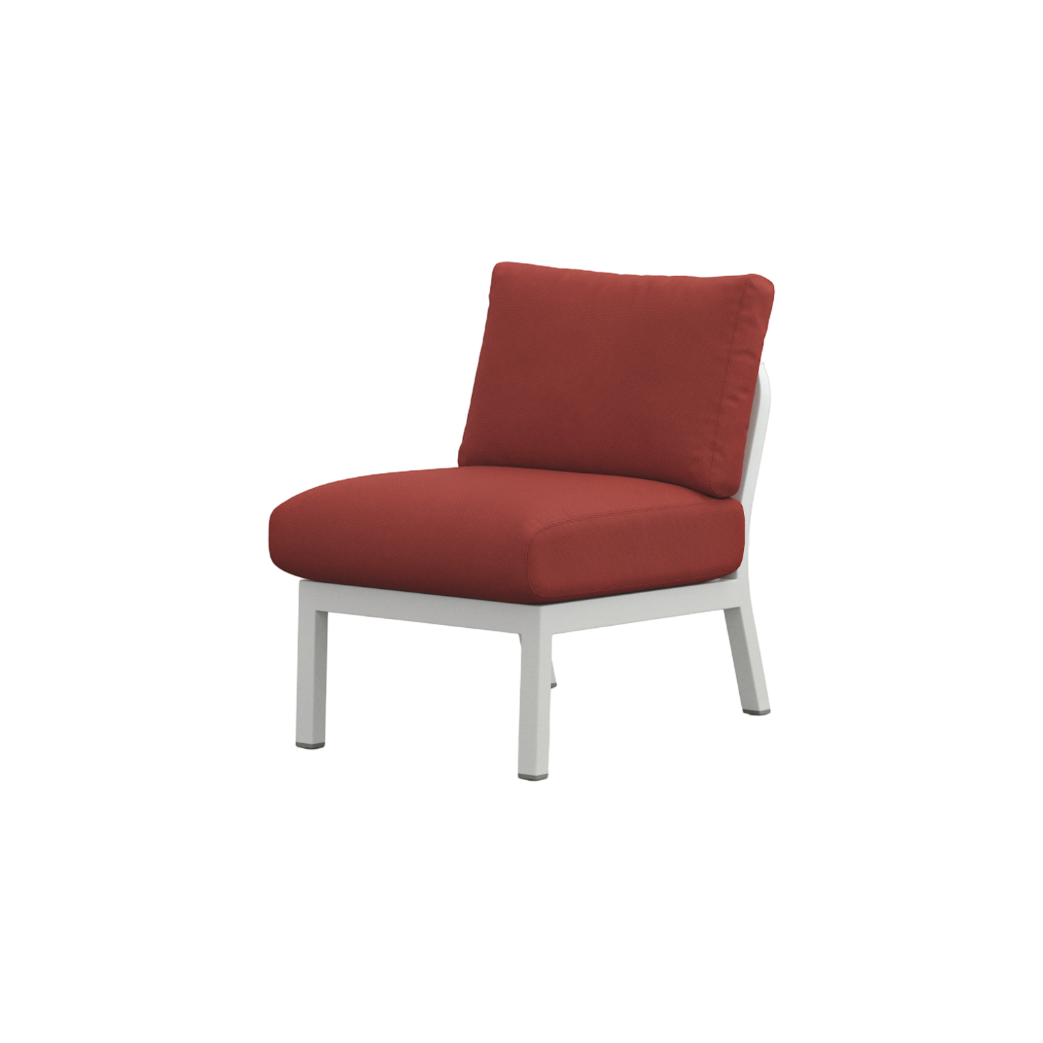 Navy® Lounge Chair - White Grey Powder Coated