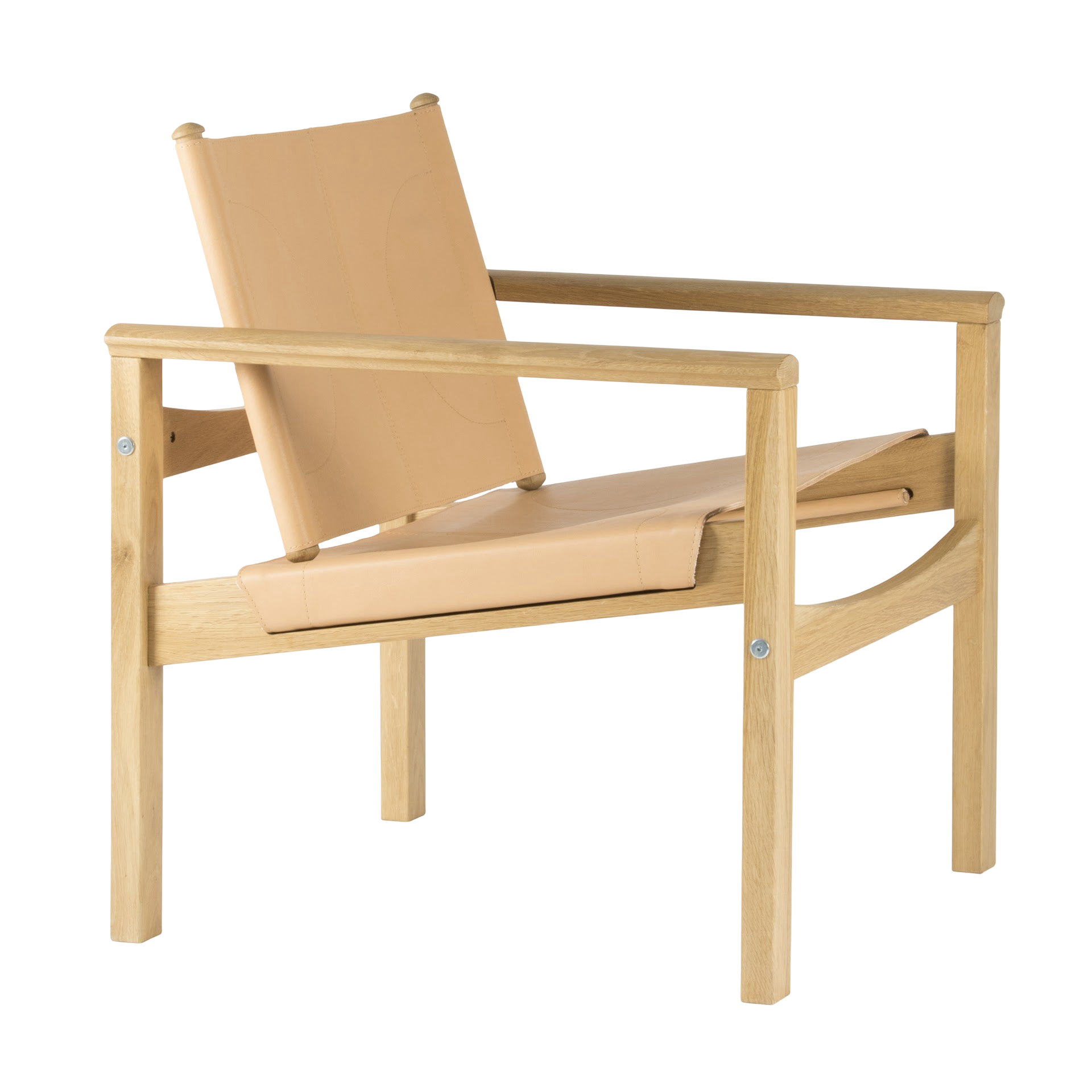 Peglev armchair in leather