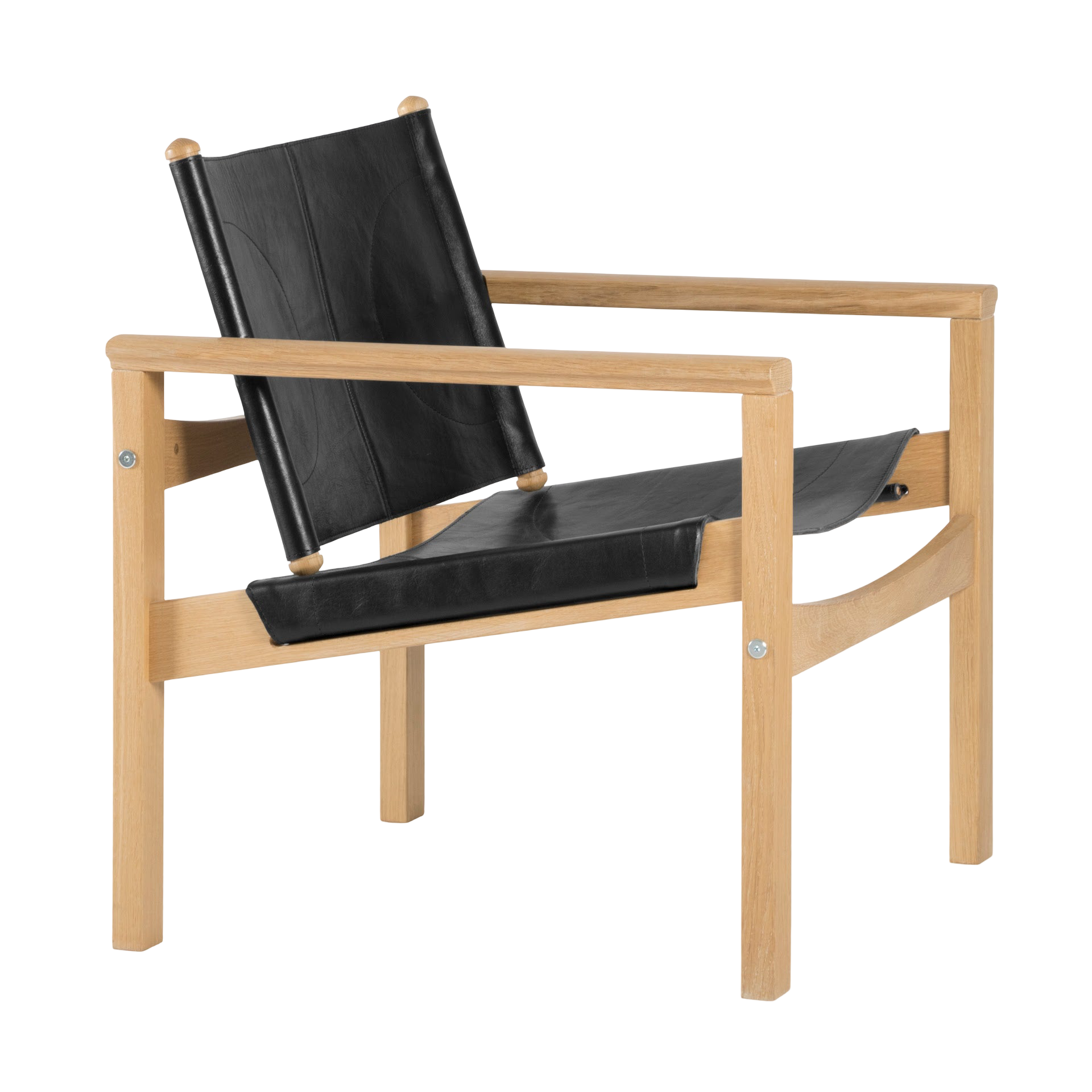 Peglev armchair in leather