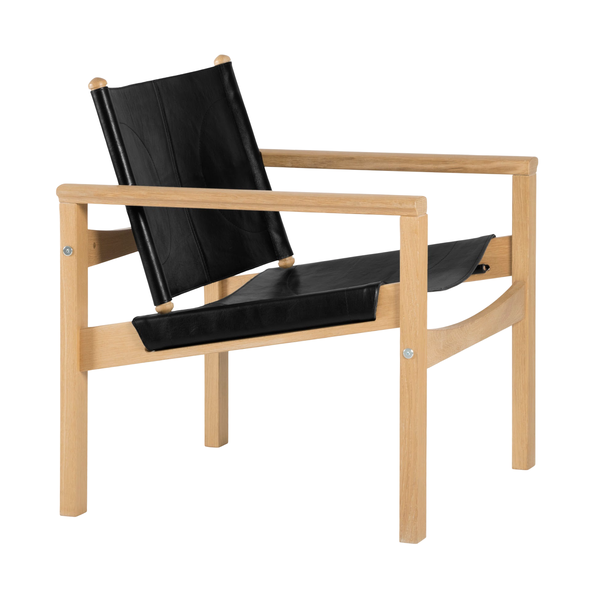 Peglev armchair in leather