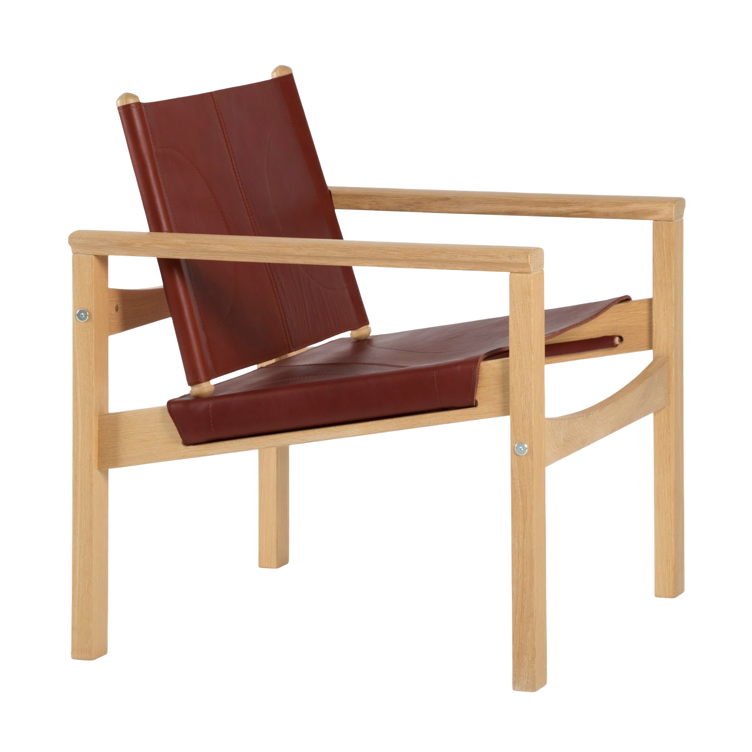 Peglev armchair in leather