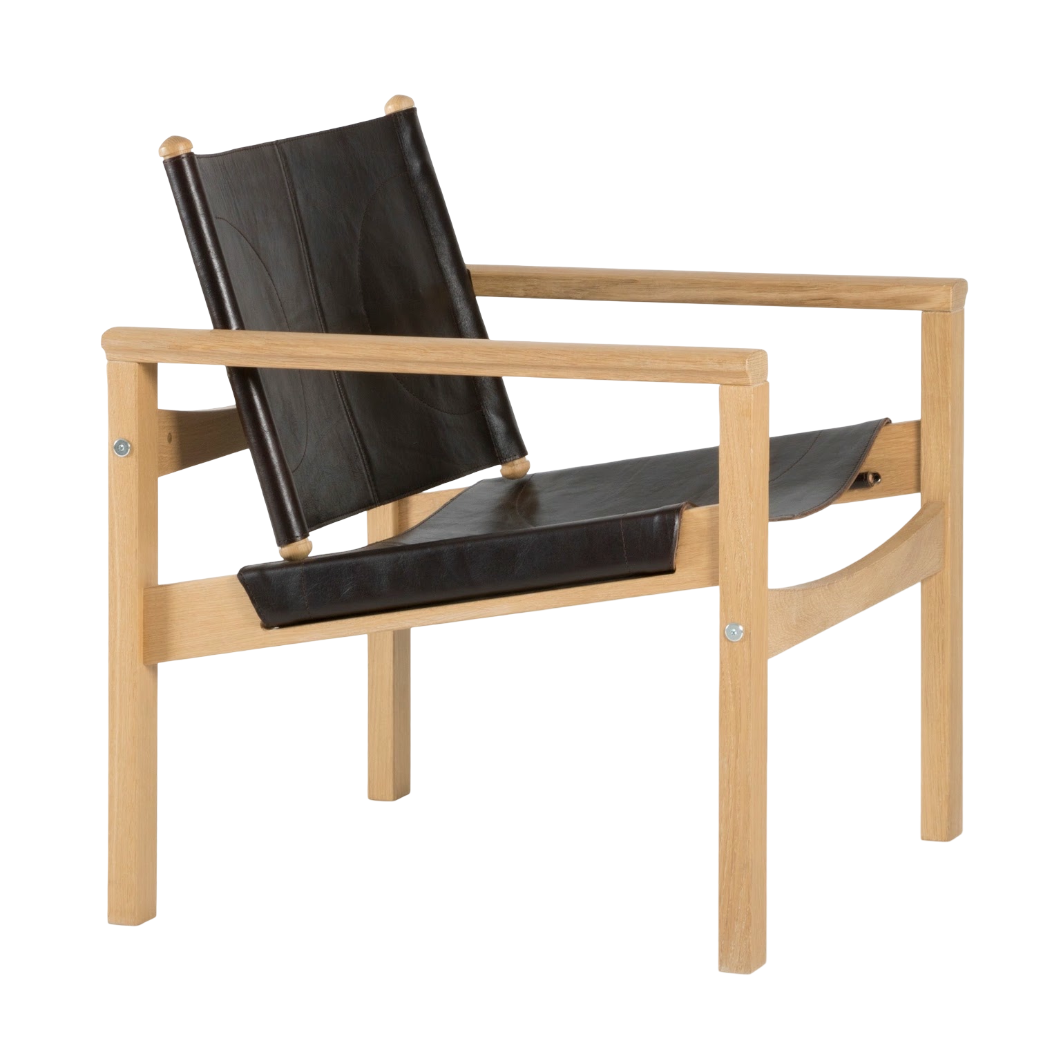 Peglev armchair in leather