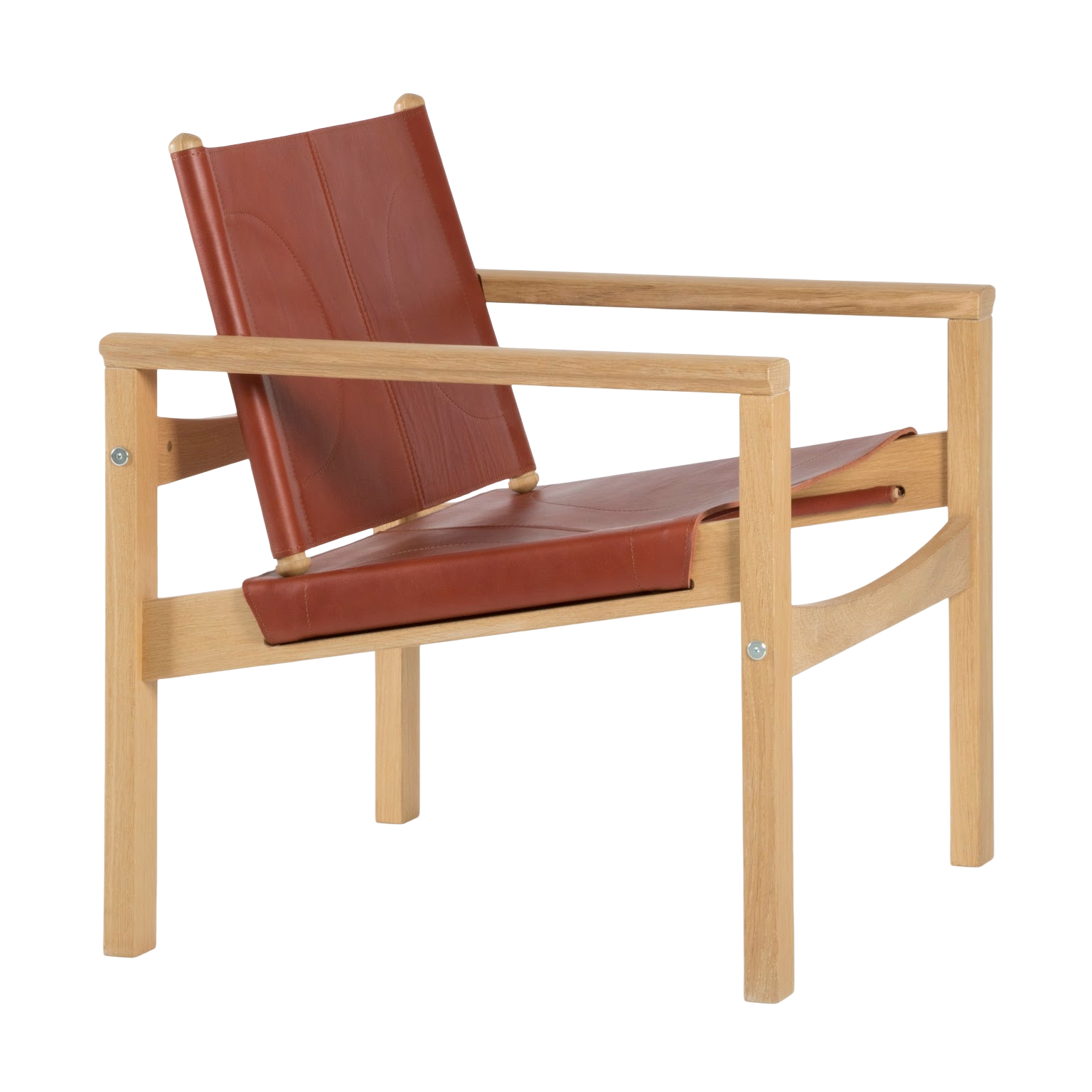 Peglev armchair in leather