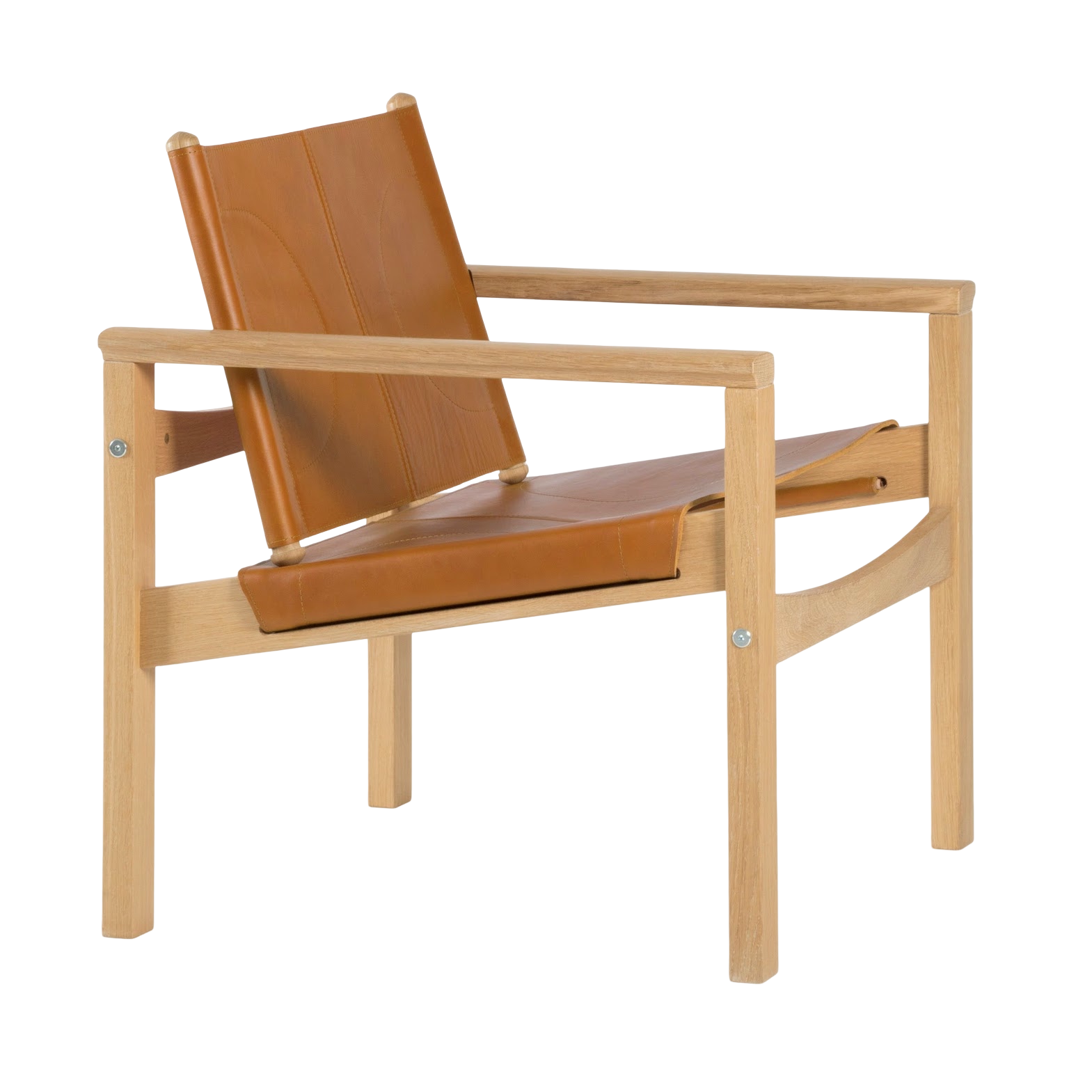 Peglev armchair in leather