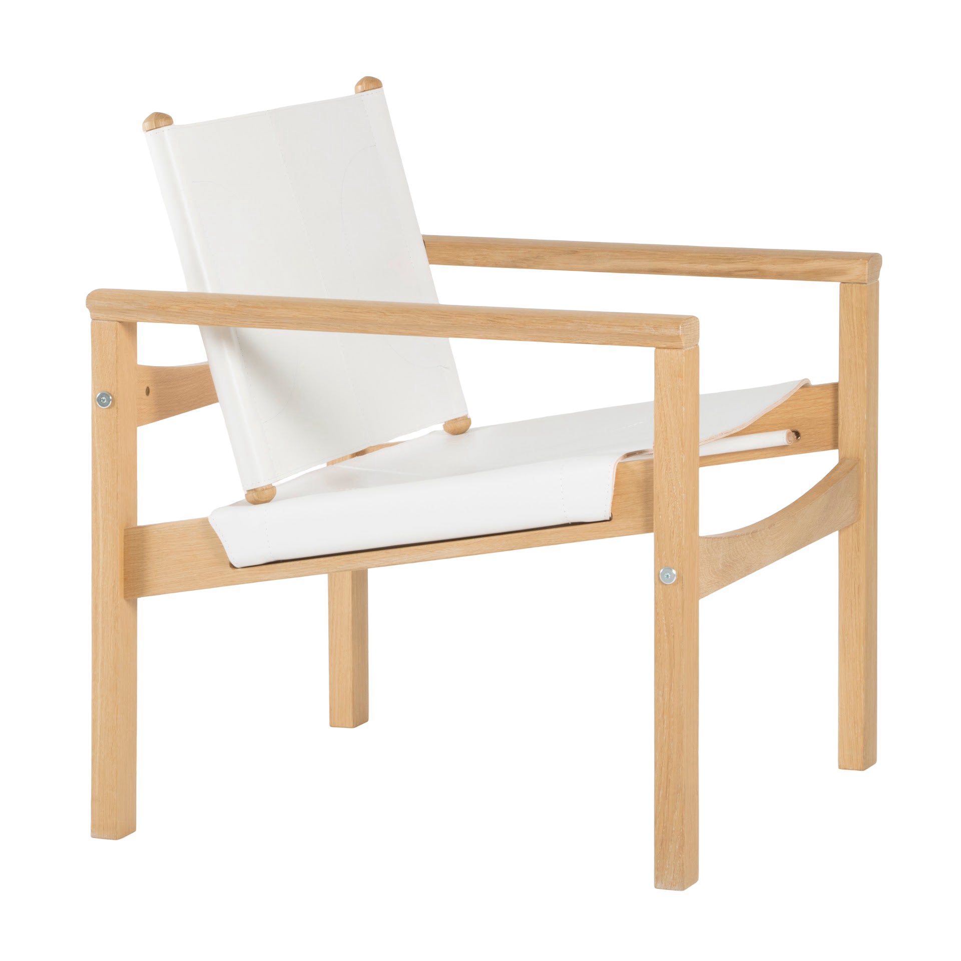 Peglev armchair in leather