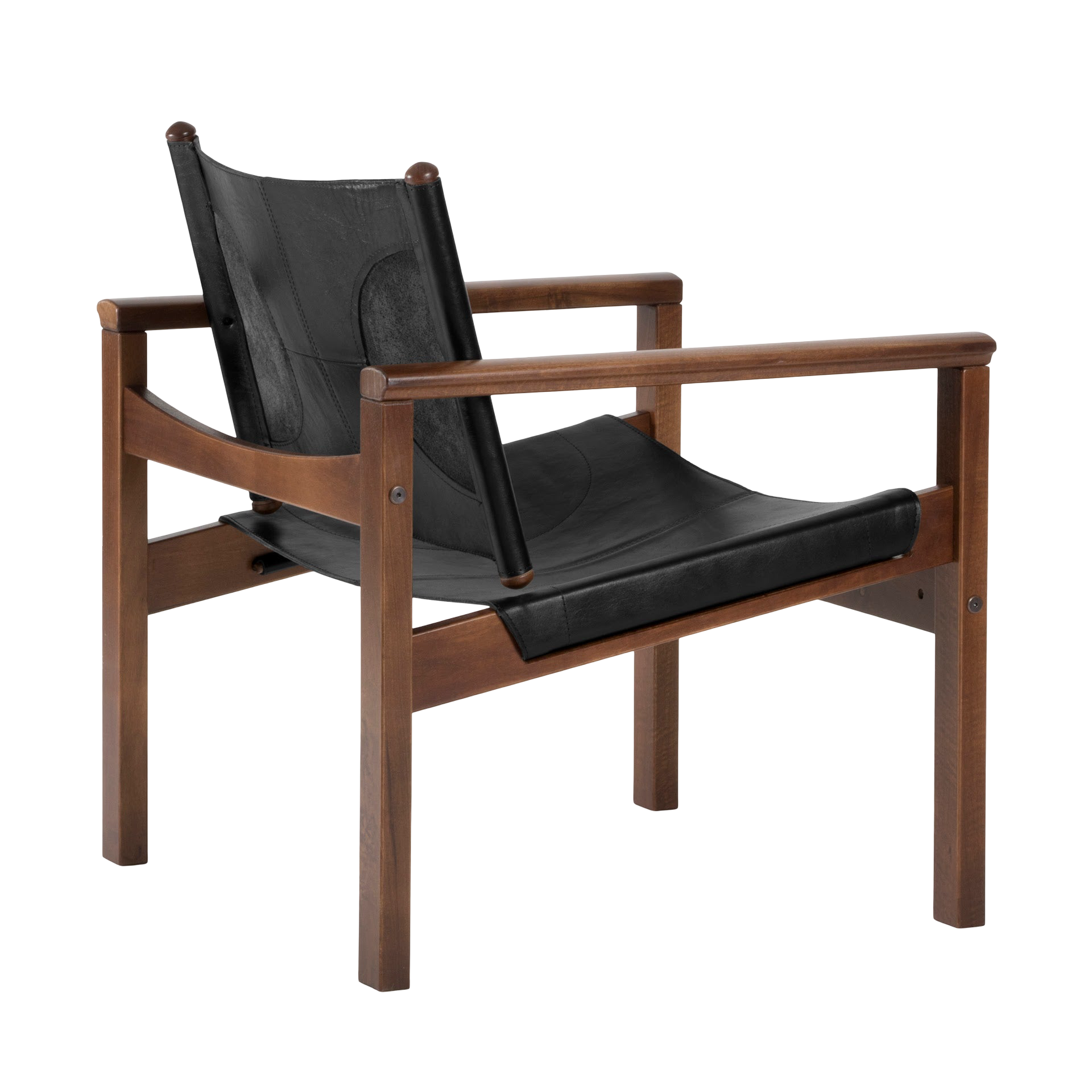 Peglev armchair in leather