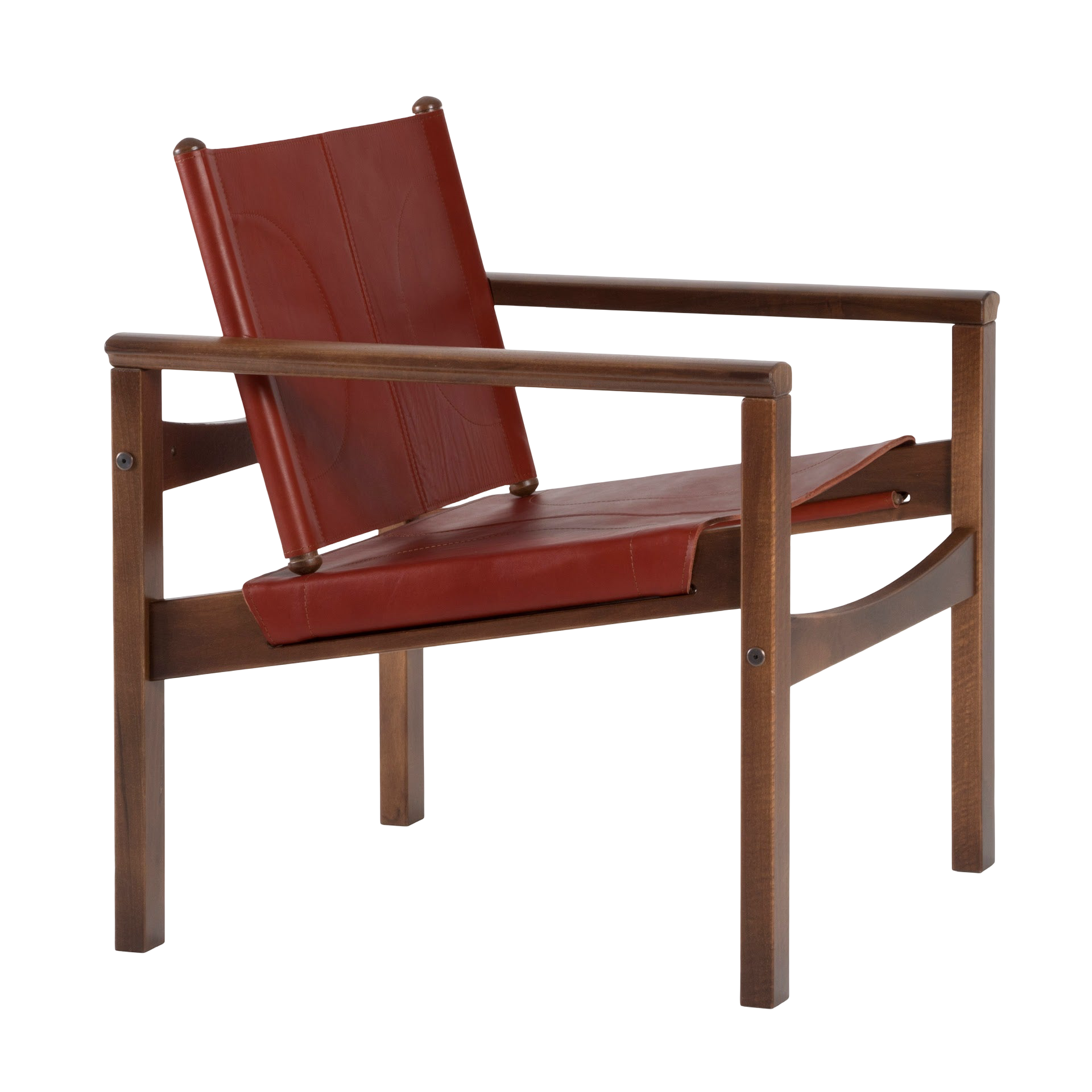 Peglev armchair in leather