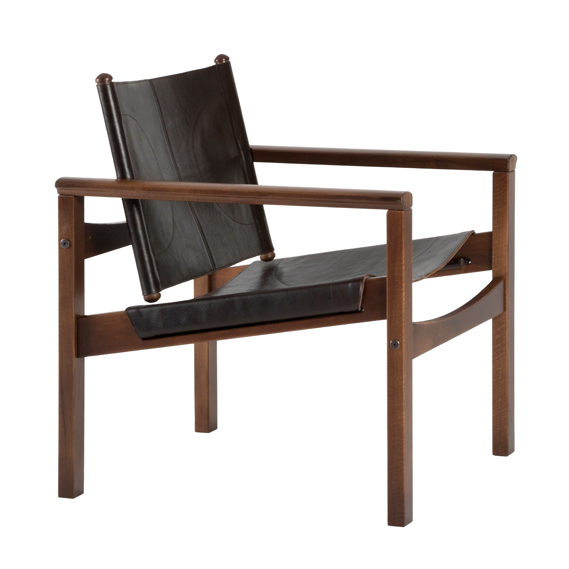 Peglev armchair in leather