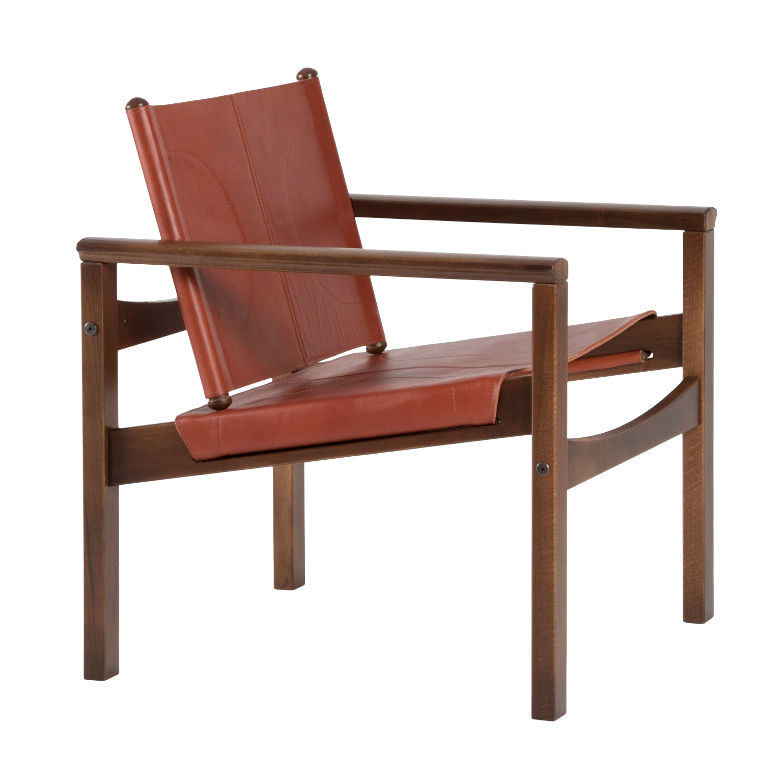 Peglev armchair in leather