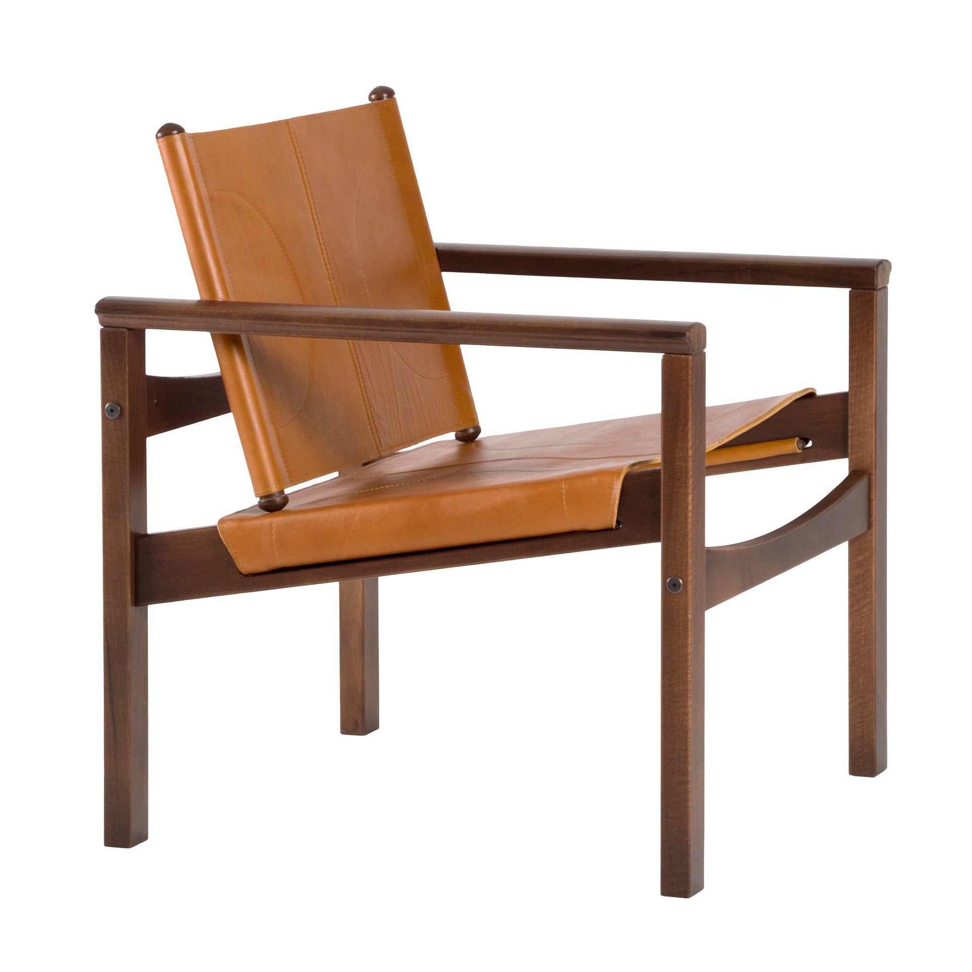 Peglev armchair in leather