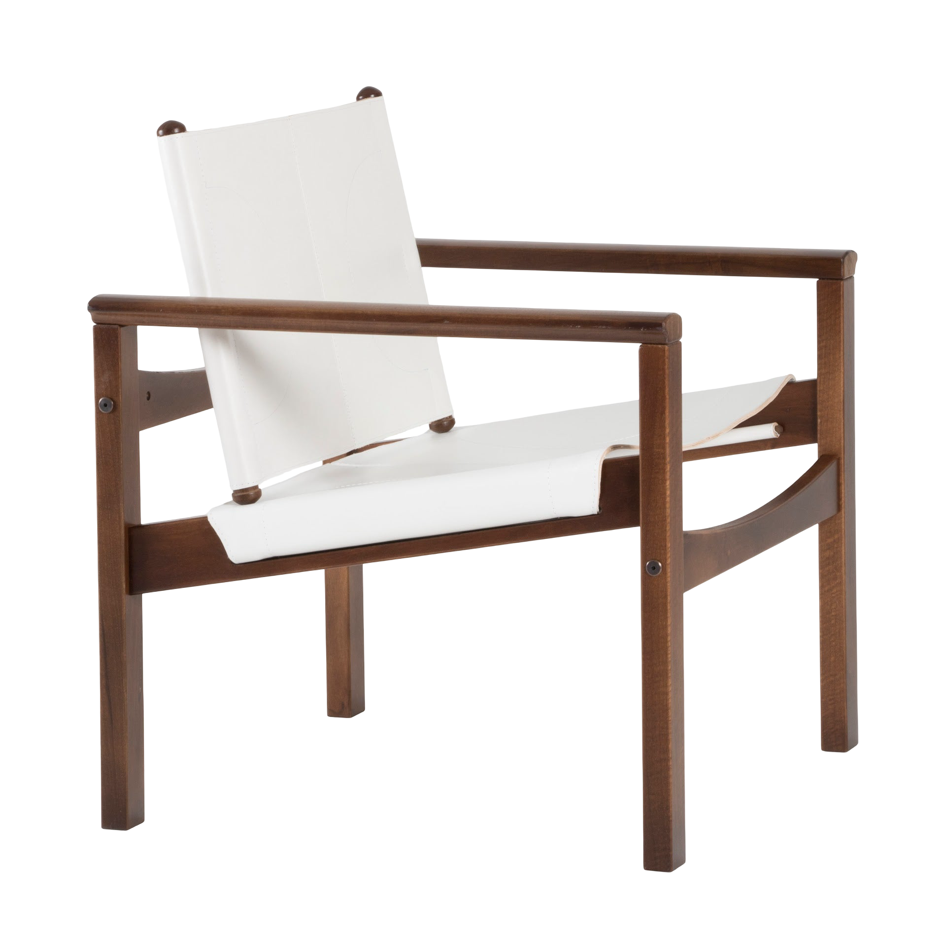 Peglev armchair in leather