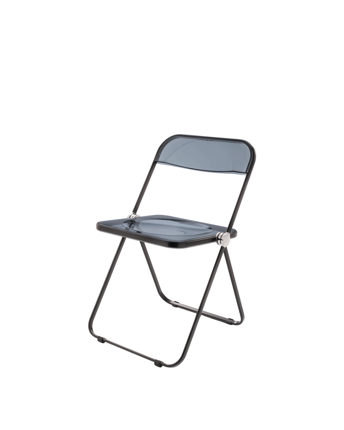 Plia Chair - Smoky Grey/Chrome