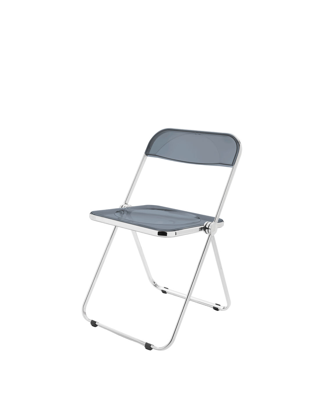 Plia Chair - Smoky Grey/Chrome
