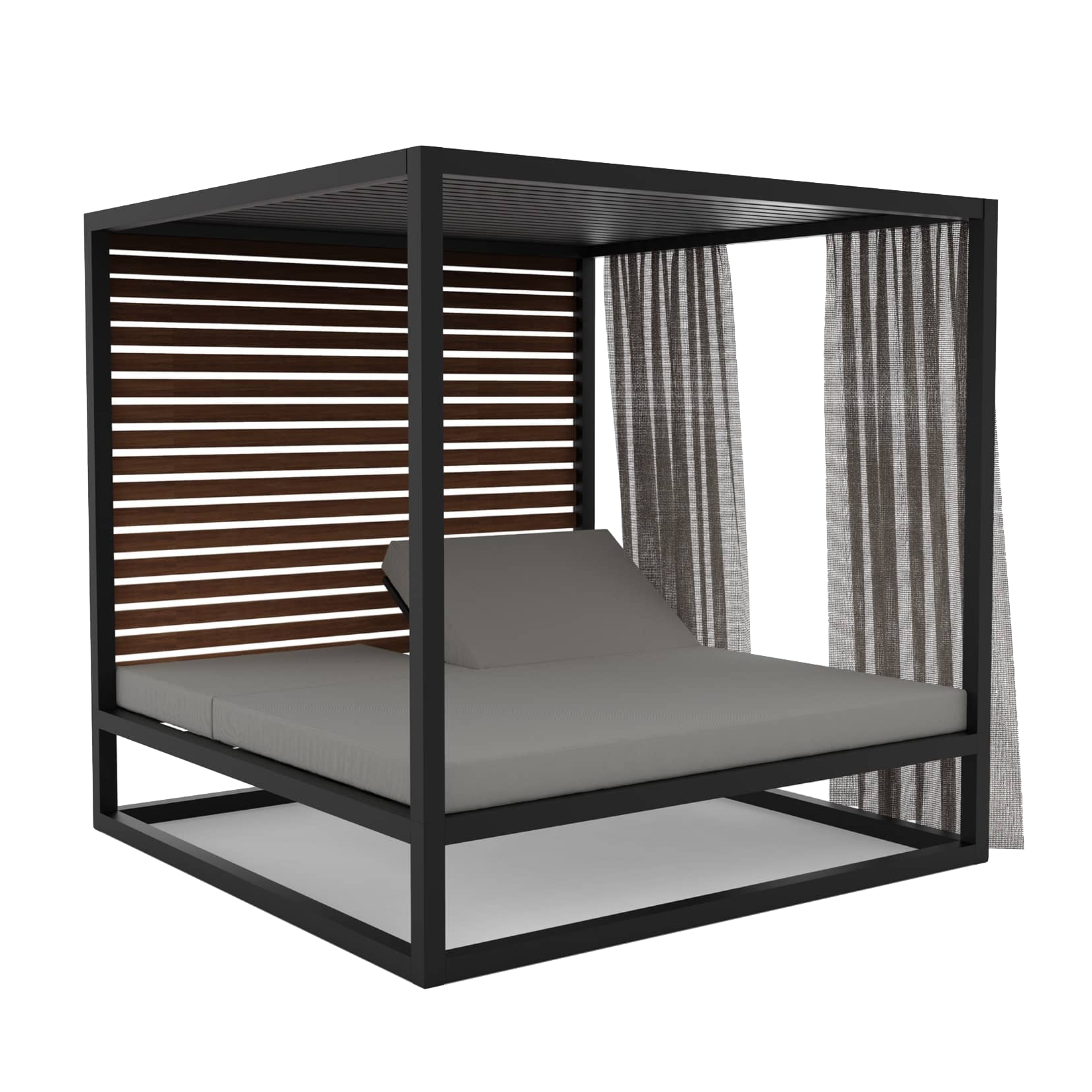 Elevated Daybed Fixed slats