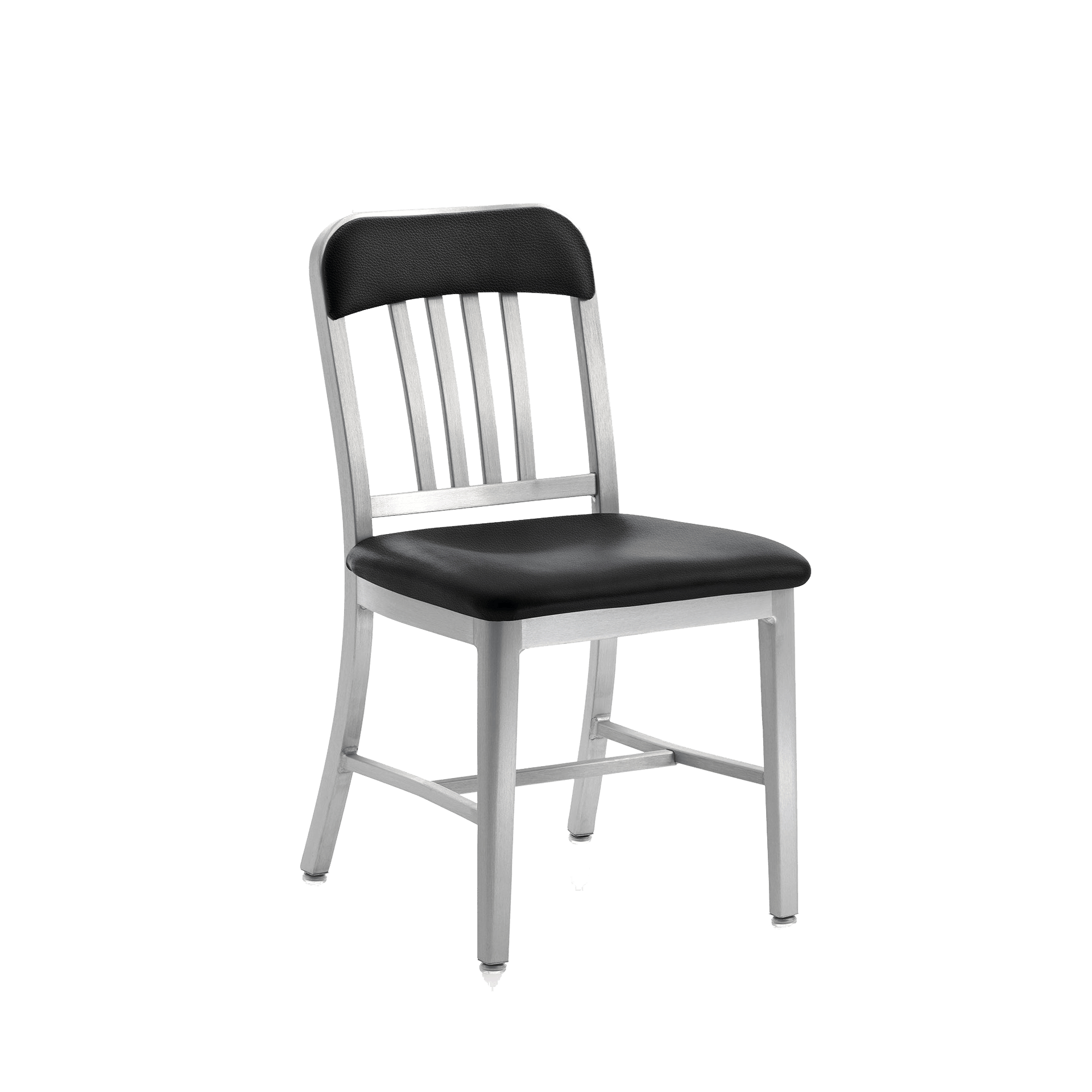 1022 Navy Classic Semi-upholstered Chair