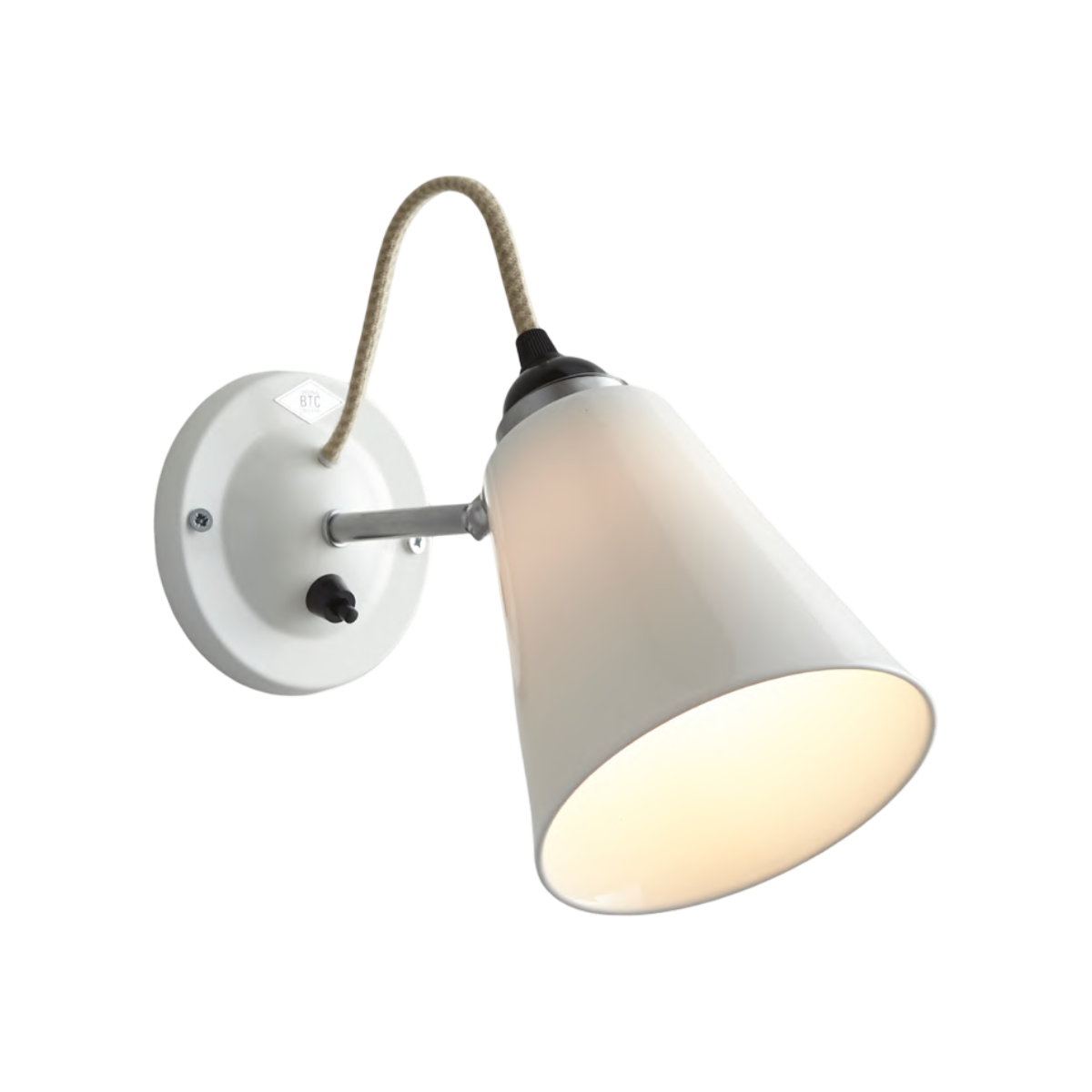 Hector medium flowerpot wall light
