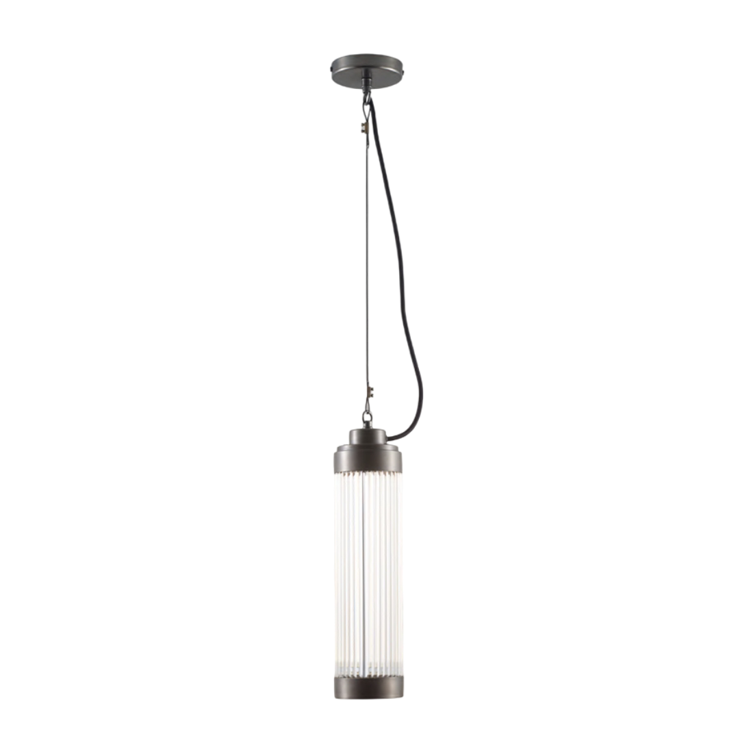 Pillar pendant light - Weathered brass
