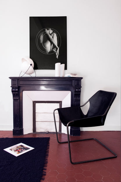 Paulistano chair in leather  (Indoor use)