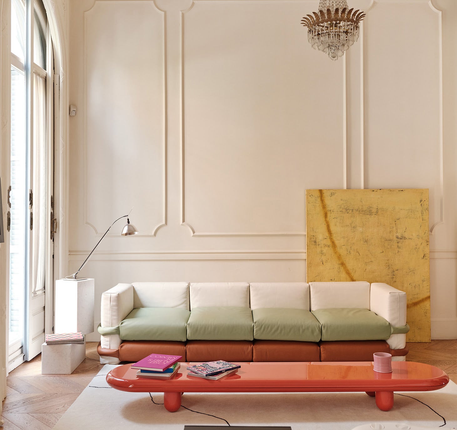 Explorer Low Table - Coral red