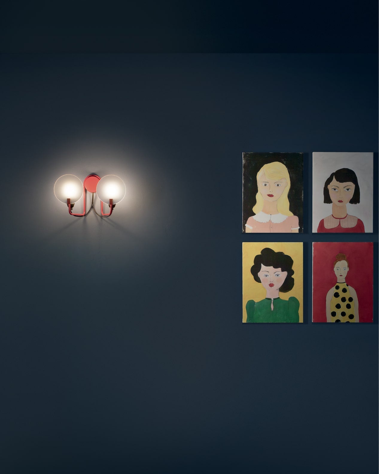 Bugia Wall light Double