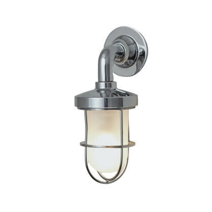 Miniature weatherproof ship's well glass wall light 7207