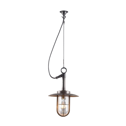 Ship's well glass pendant 7523